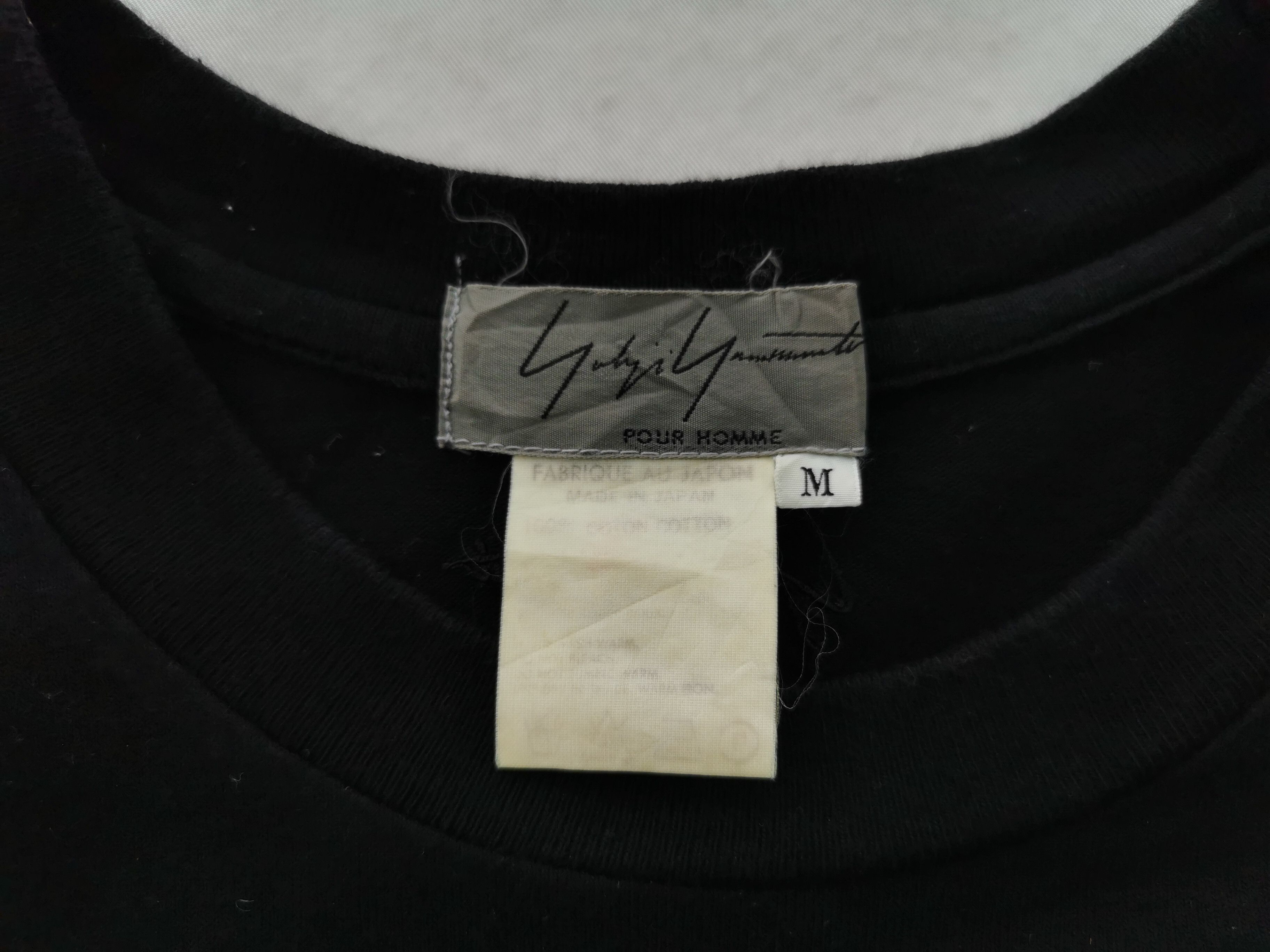 Yohji Yamamoto Vintage Yohji Yamamoto Tee T Shirt Made In Japan Size M Size US M / EU 48-50 / 2 - 5 Thumbnail