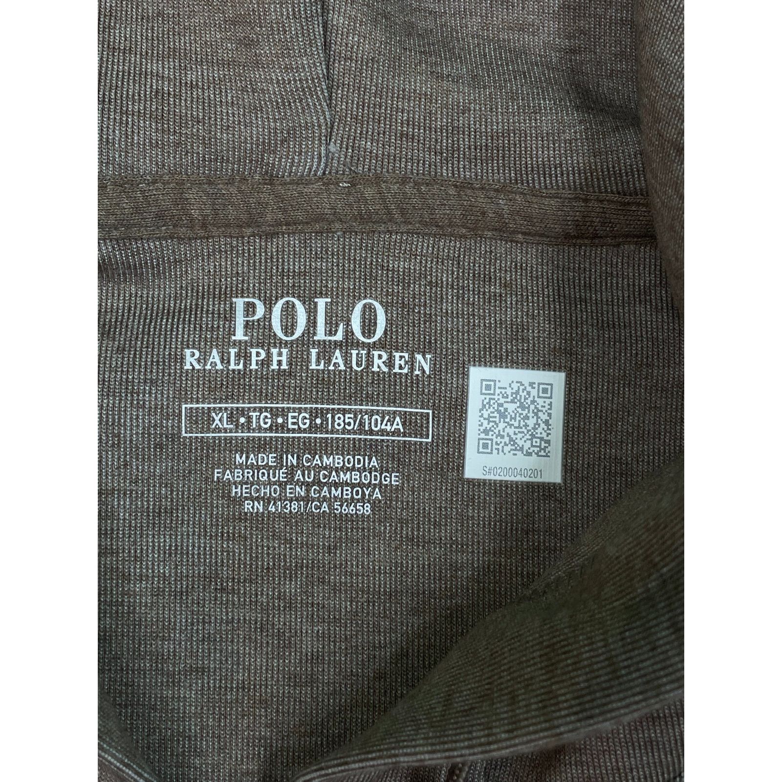 Polo Ralph Lauren Polo Brown Zip Up Hoodie Size US XL / EU 56 / 4 - 5 Thumbnail