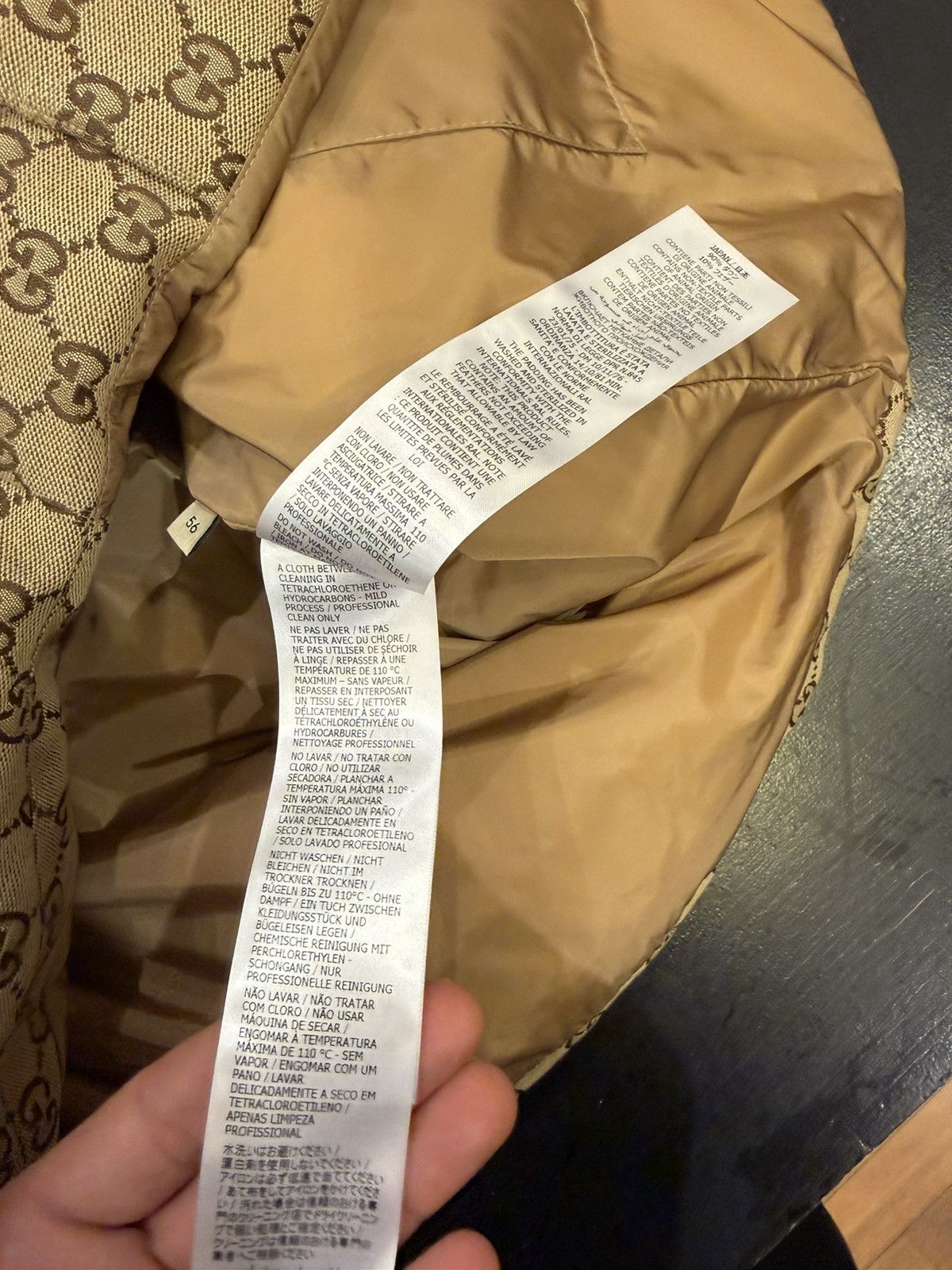 Gucci Gucci GG Monogram Down Vest Size US XL / EU 56 / 4 - 5 Thumbnail