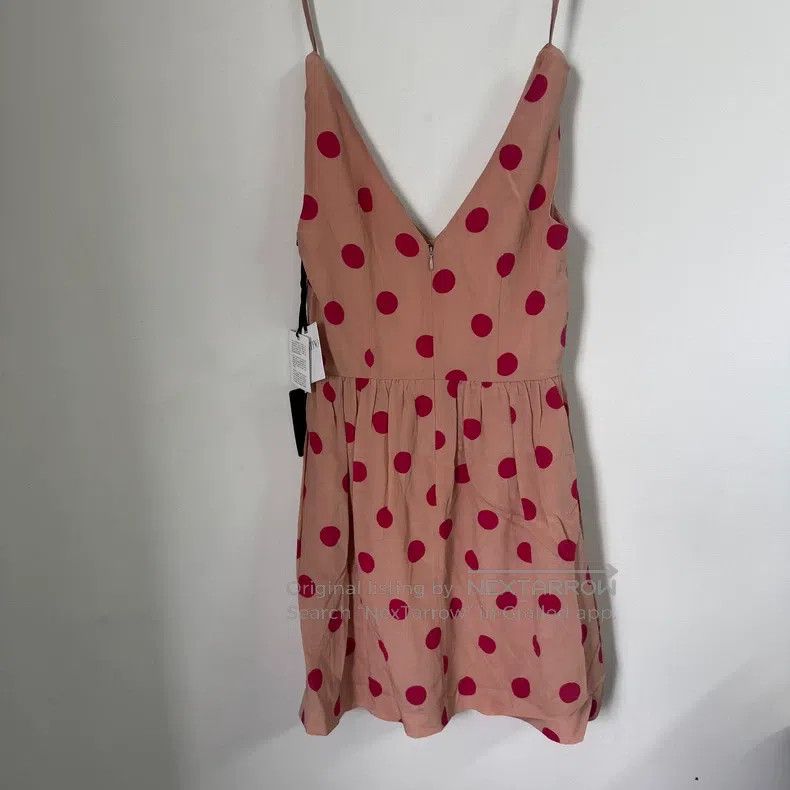 Valentino Mulberry silk polka dot dress