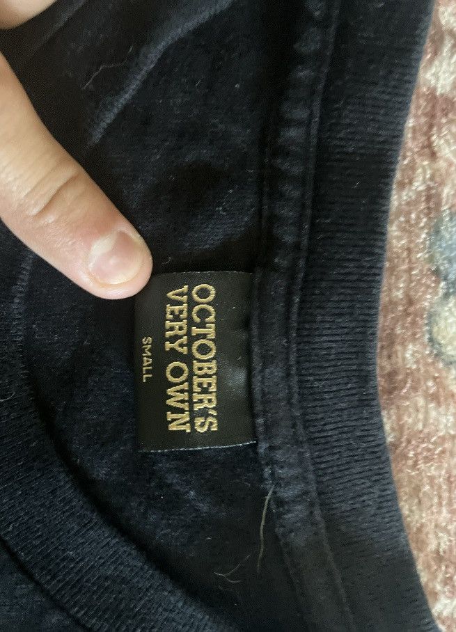 October's Very Own OVO “WOES” Embroidered Black Tee – Small Drake October’s Own Size US S / EU 44-46 / 1 - 3 Thumbnail