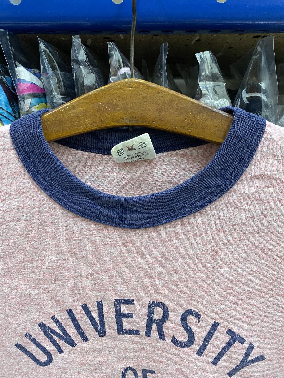 Vintage VINTAGE UNIVERSITY OF NORTH CAROLINA RINGER TSHIRT Size US S / EU 44-46 / 1 - 3 Thumbnail