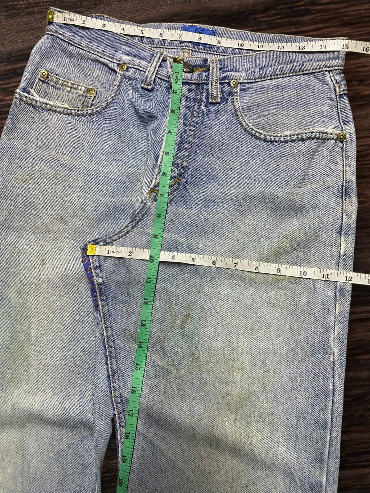 Lee Vintage Lee Rough Riders Horse Button Western Cowboy Jeans Size US 30 / EU 46 - 19 Thumbnail