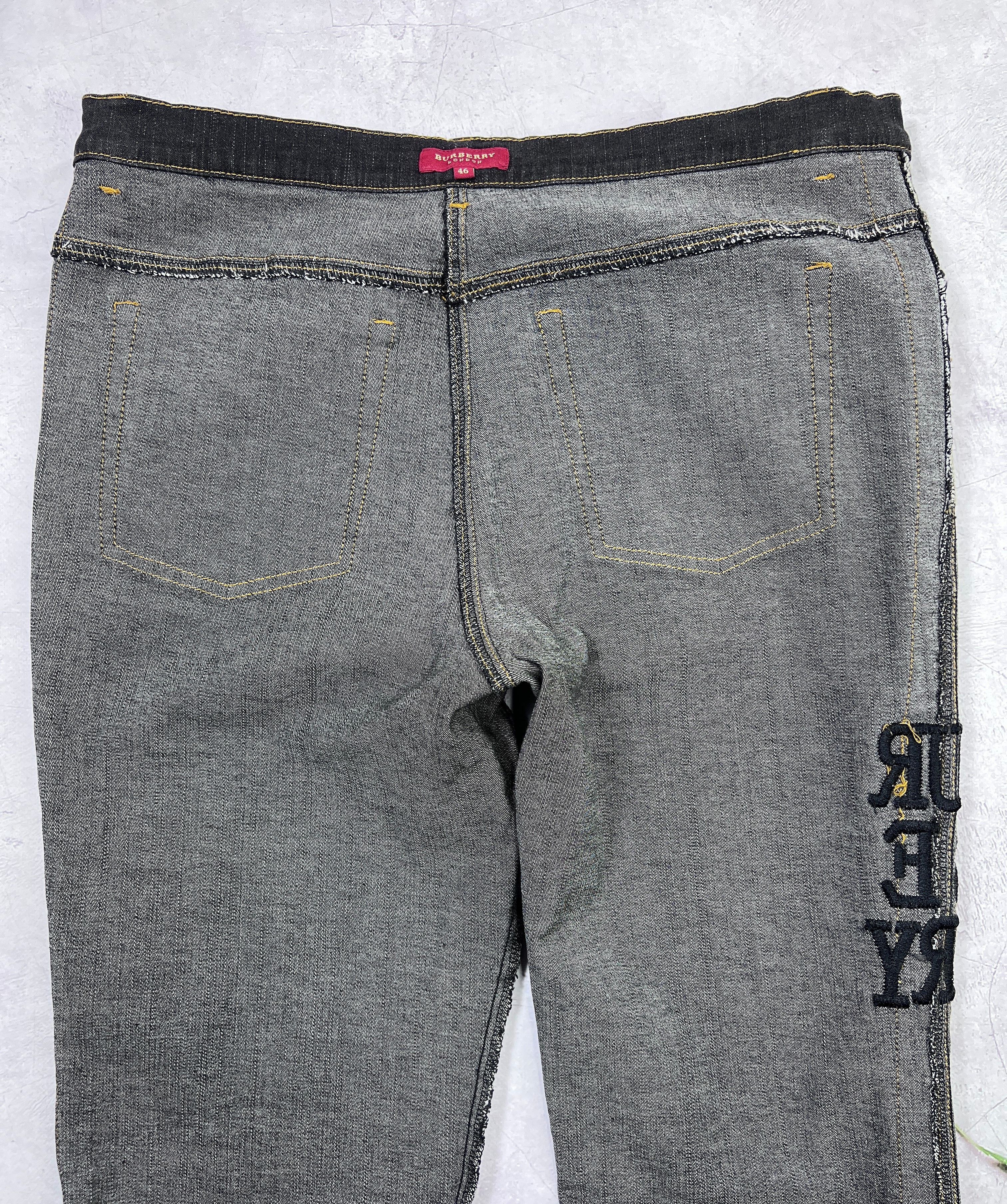 Burberry × Vintage Burberry London Flared Jeans Denim Pants Size 32" / US 10 / IT 46 - 18 Thumbnail