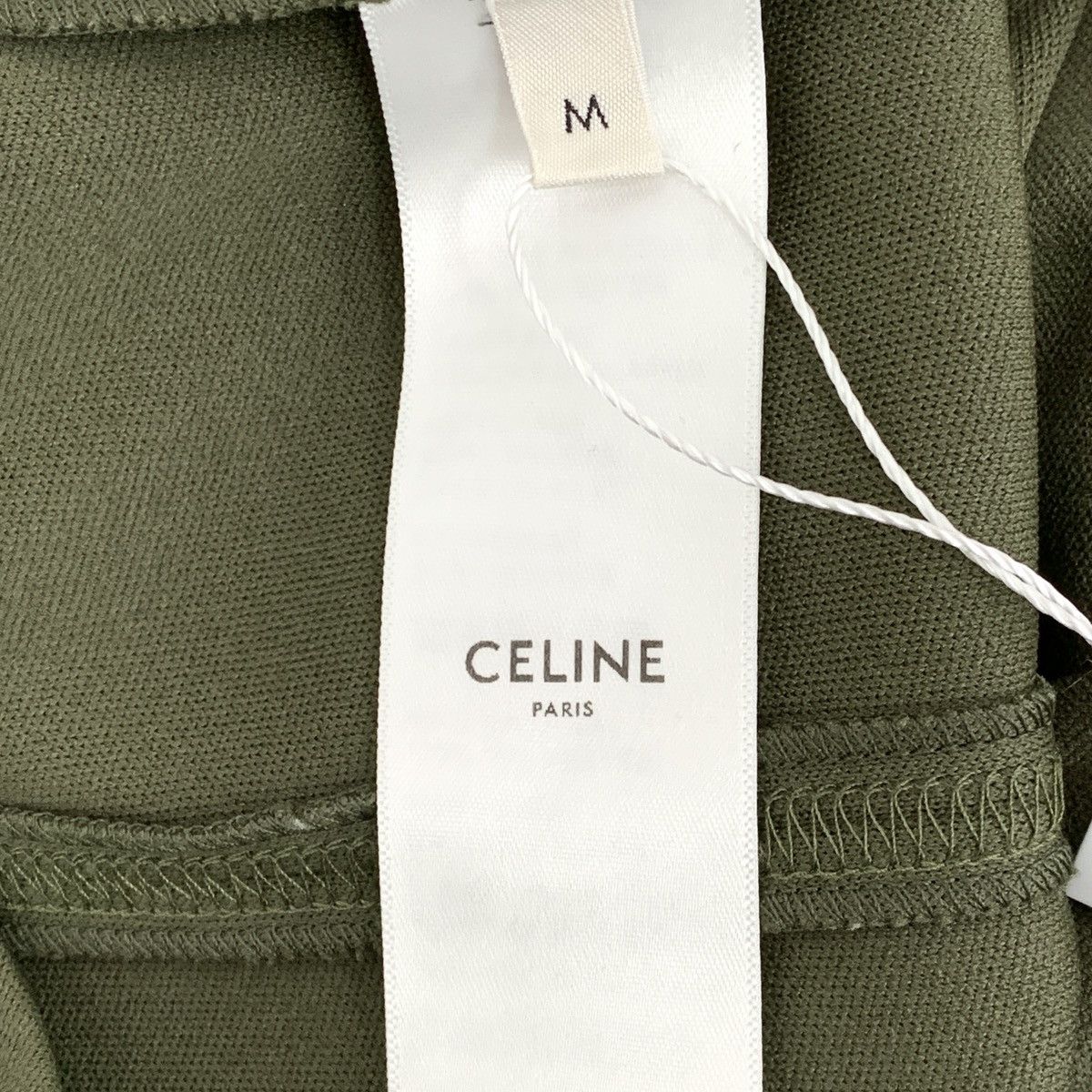 Celine Celine 22FW Dark Green Logo Embroidery Casual Skirt K26WX Size 28" / US 6 / IT 42 - 8 Thumbnail