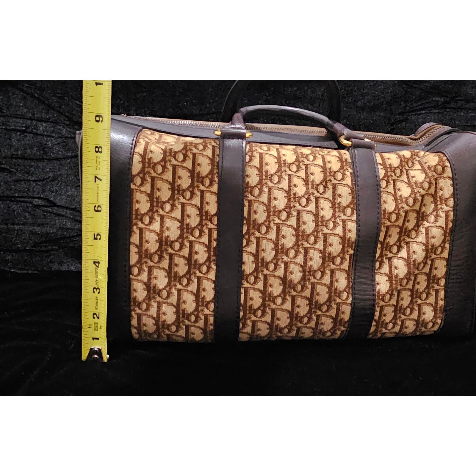 Dior CHRISTIAN DIOR 1960s RARE Early Oblique Monogram Travel Bag Size ONE SIZE - 5 Thumbnail