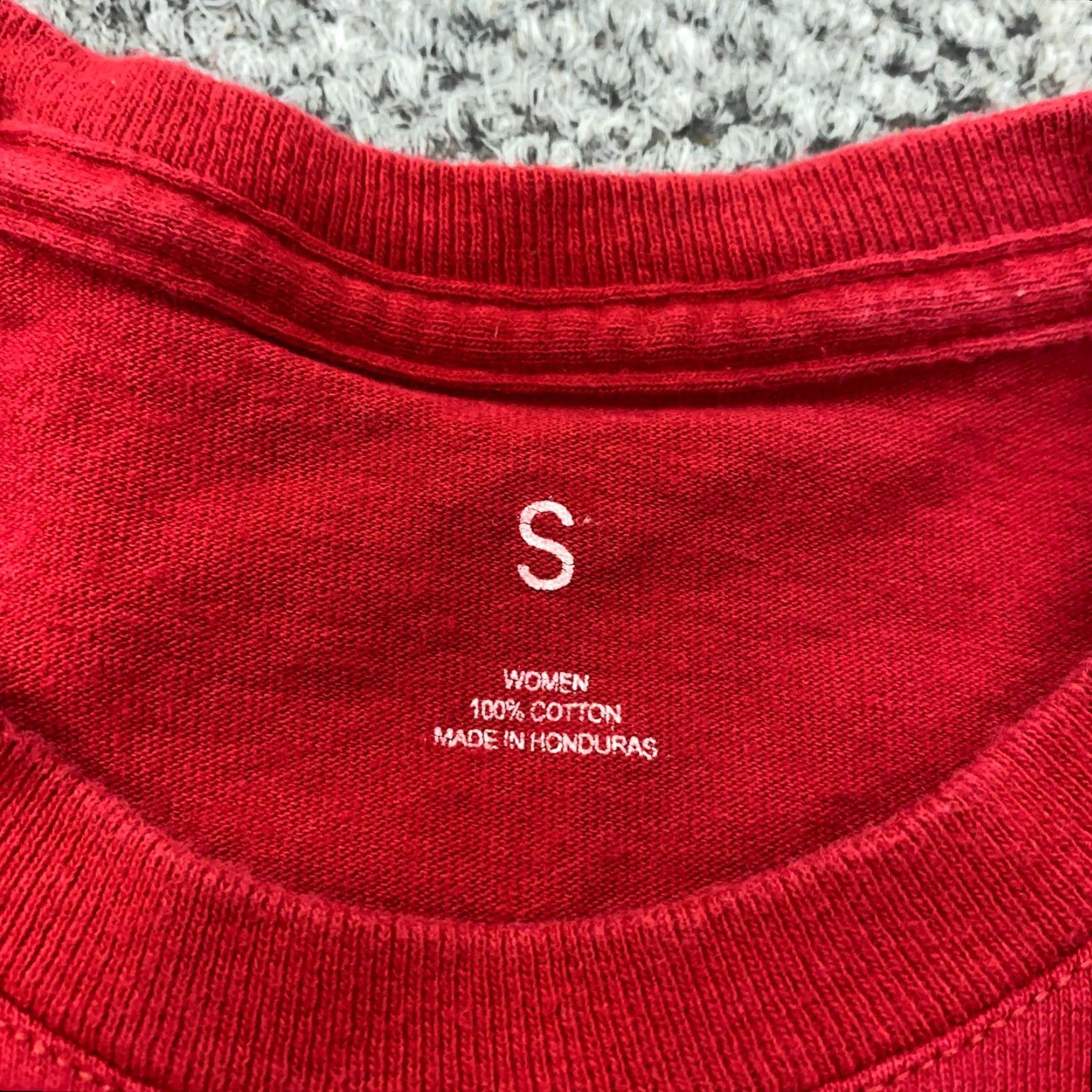 Apple Apple Shirt Red Long Sleeve Logo Adult Small Womens Size S / US 4 / IT 40 - 3 Thumbnail