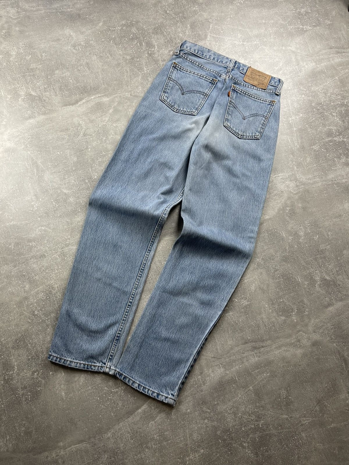 Levi's Vintage Levi’s 882 Orange Tab Light Blue Denim Jeans USA Size US 29 - 1 Thumbnail