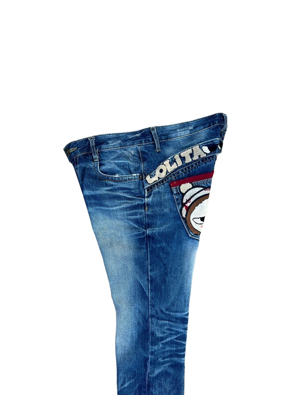 Japanese Brand RARE! Yoshitomo Nara Lolita Vintage Denim Jeans Size US 32 / EU 48 - 17 Thumbnail