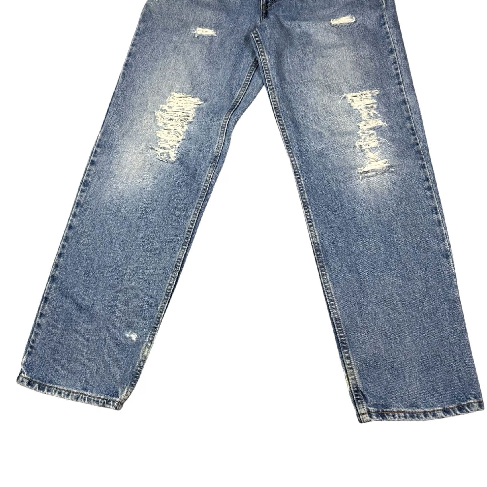 Levi's VINTAGE Levi's 550 Jeans Mens 34x32 Blue Distressed 90s Paper Tag Grunge Y2K Jeans Mens 34x32 Blue Distressed 90s Paper Tag Grunge Y2K Size US 34 / EU 50 - 6 Thumbnail