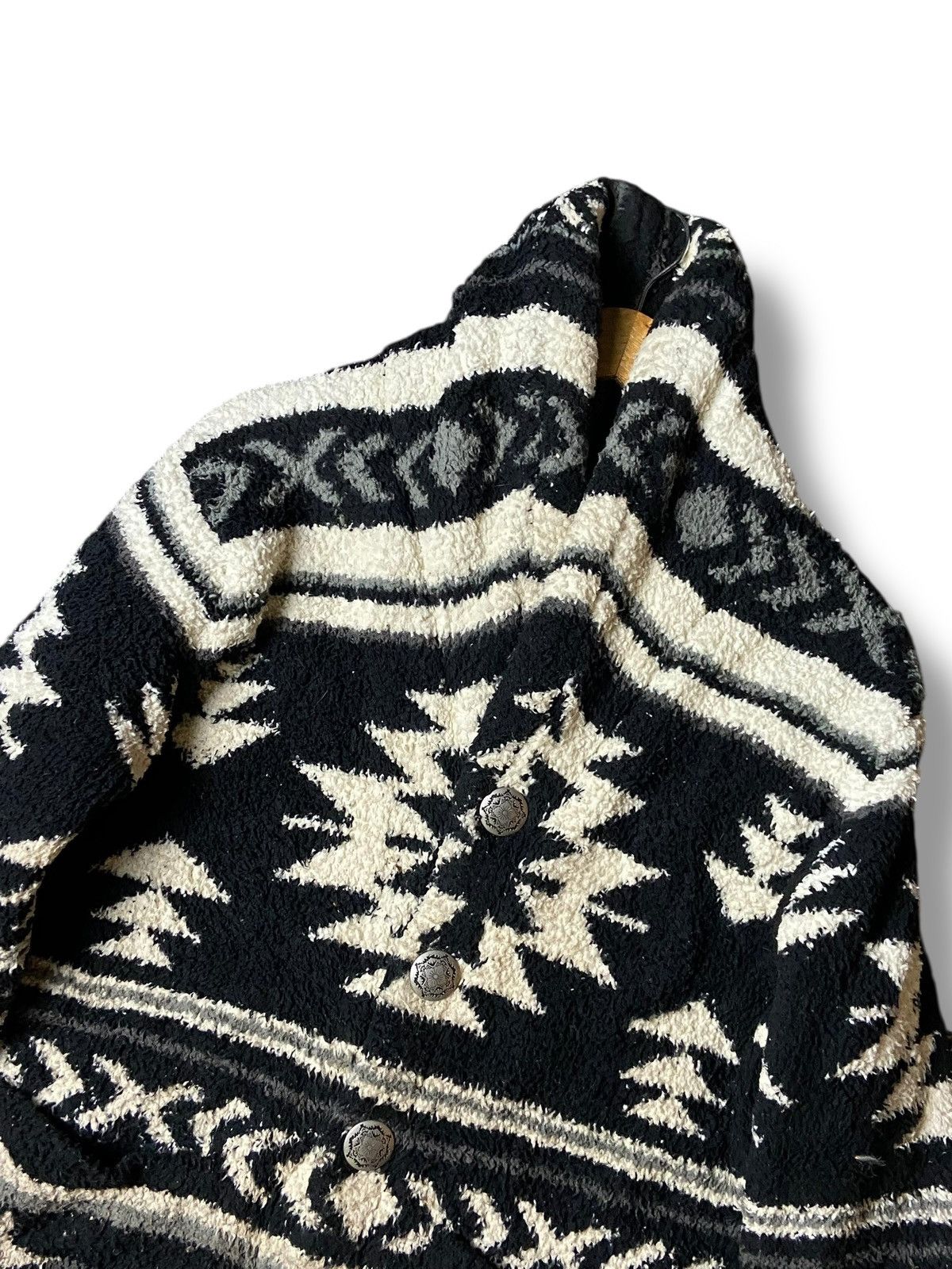 Japanese Brand × Vintage BAYFLOW Brand Shaggy Native Cardigan (125) Size US XS / EU 42 / 0 - 5 Thumbnail