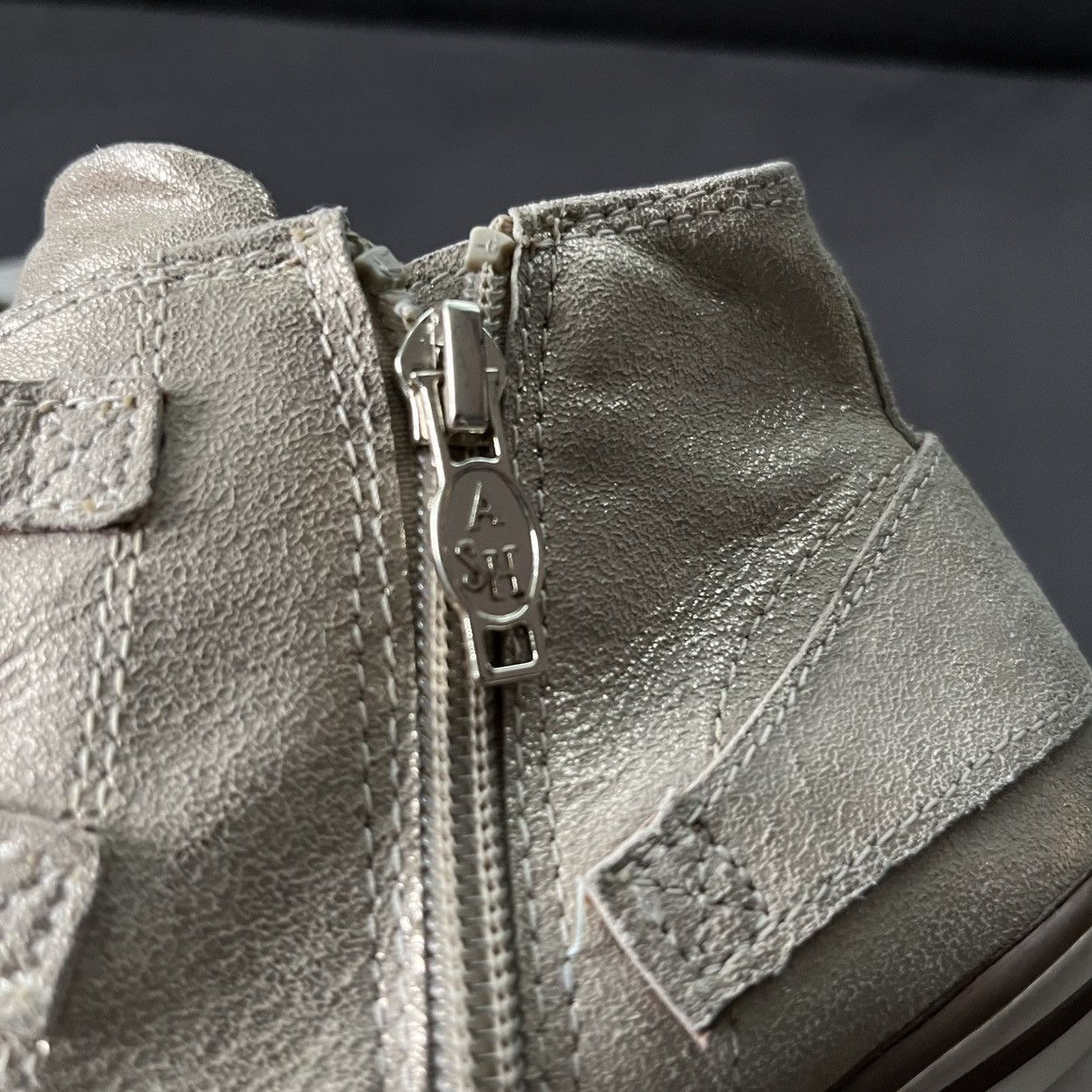 ASH Ash Genial Wedge Gold Glitter Isabel Marant Bekett Style Size US 6 / IT 36 - 7 Thumbnail