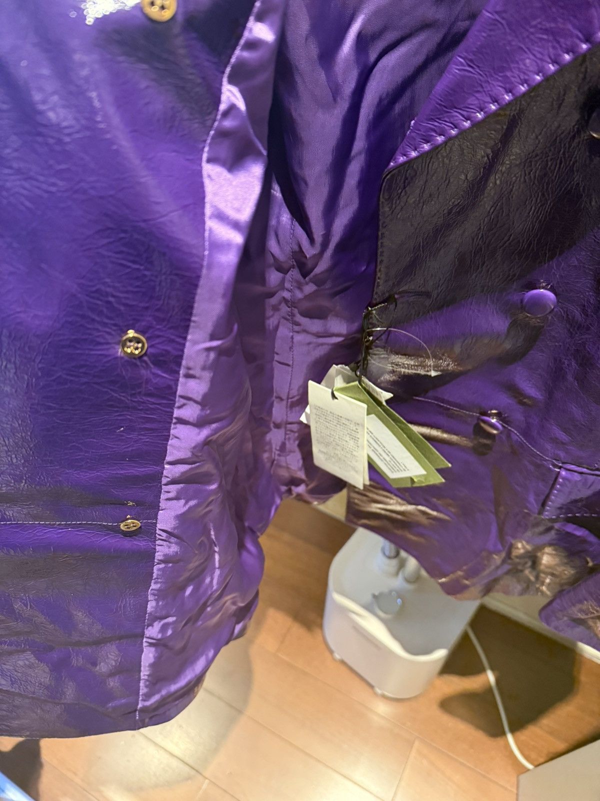 Gucci purple leather blazer size46 Size US S / EU 44-46 / 1 - 13 Thumbnail