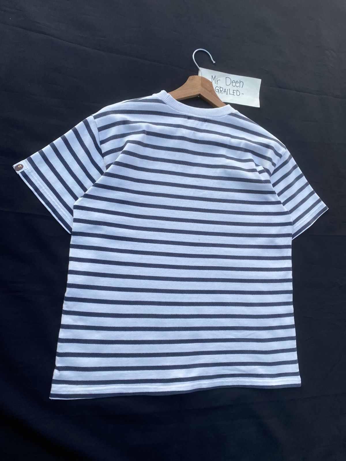 Bape Rare Vintage BAPE Stripes by Nigo Era Tshirt Size US S / EU 44-46 / 1 - 18 Thumbnail