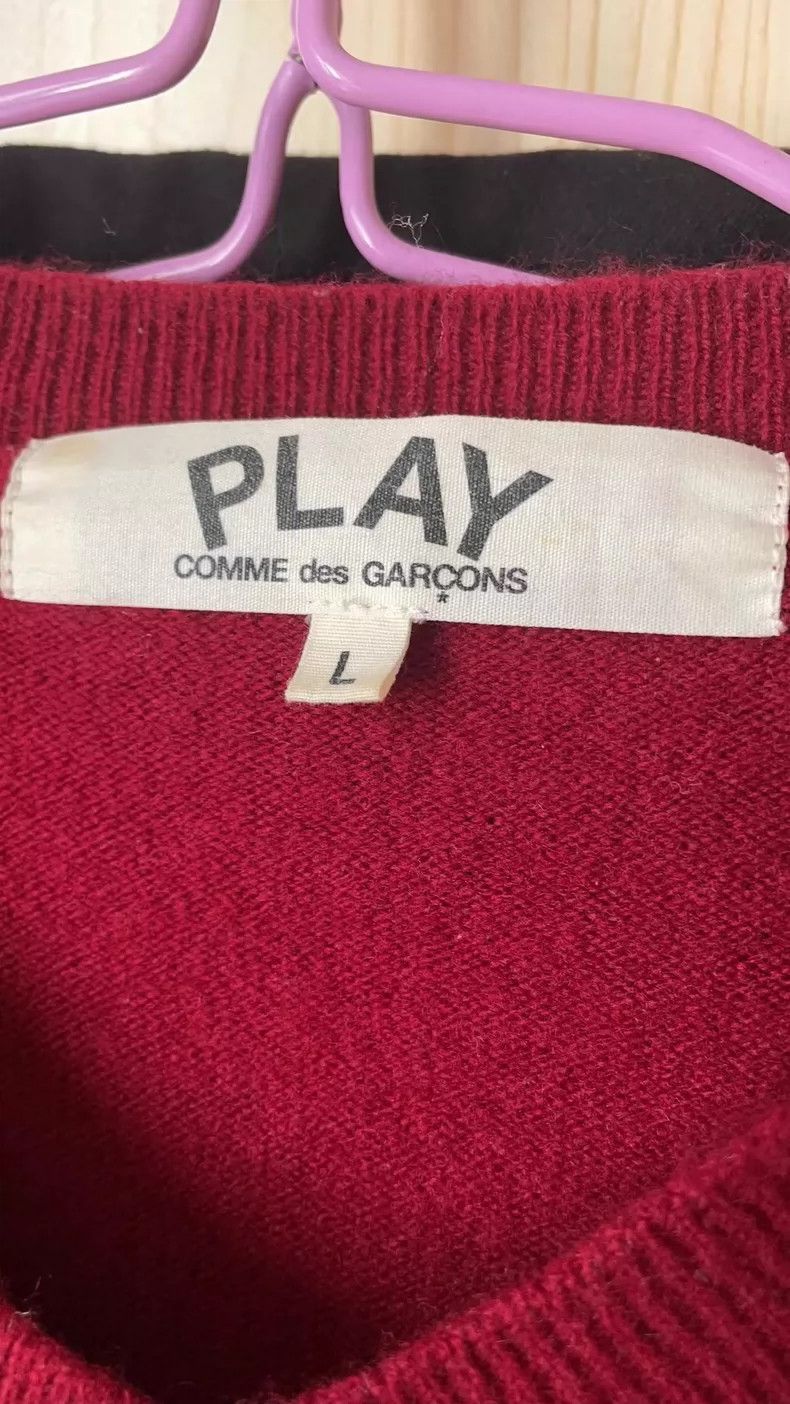 Comme des Garcons Comme Des Garcons Red pullover wool fleece 2504-Nextarrow Size L / US 10 / IT 46 - 4 Thumbnail