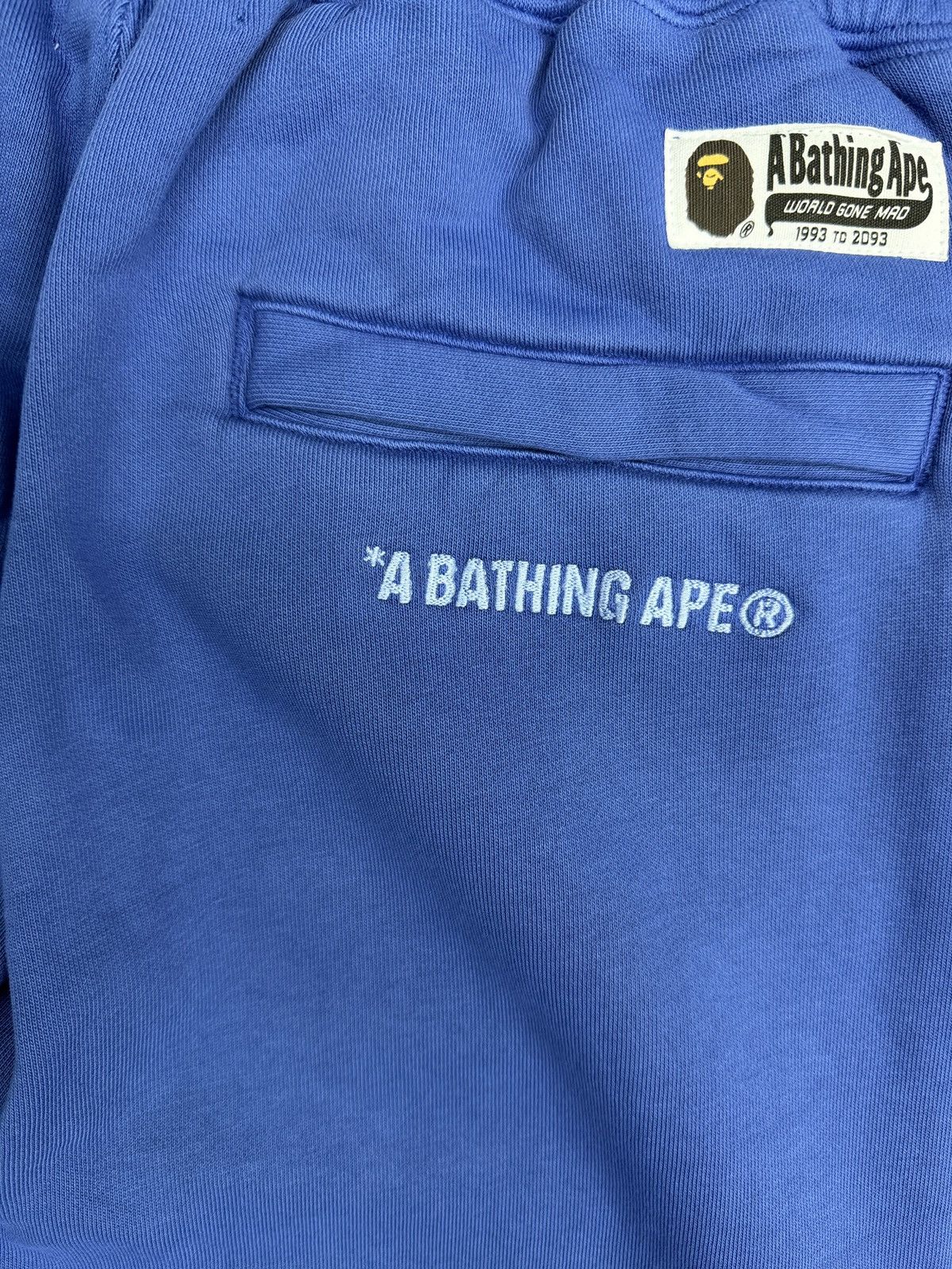 Bape Bape College One Point Overdye Sweatpants Size US 30 / EU 46 - 4 Thumbnail