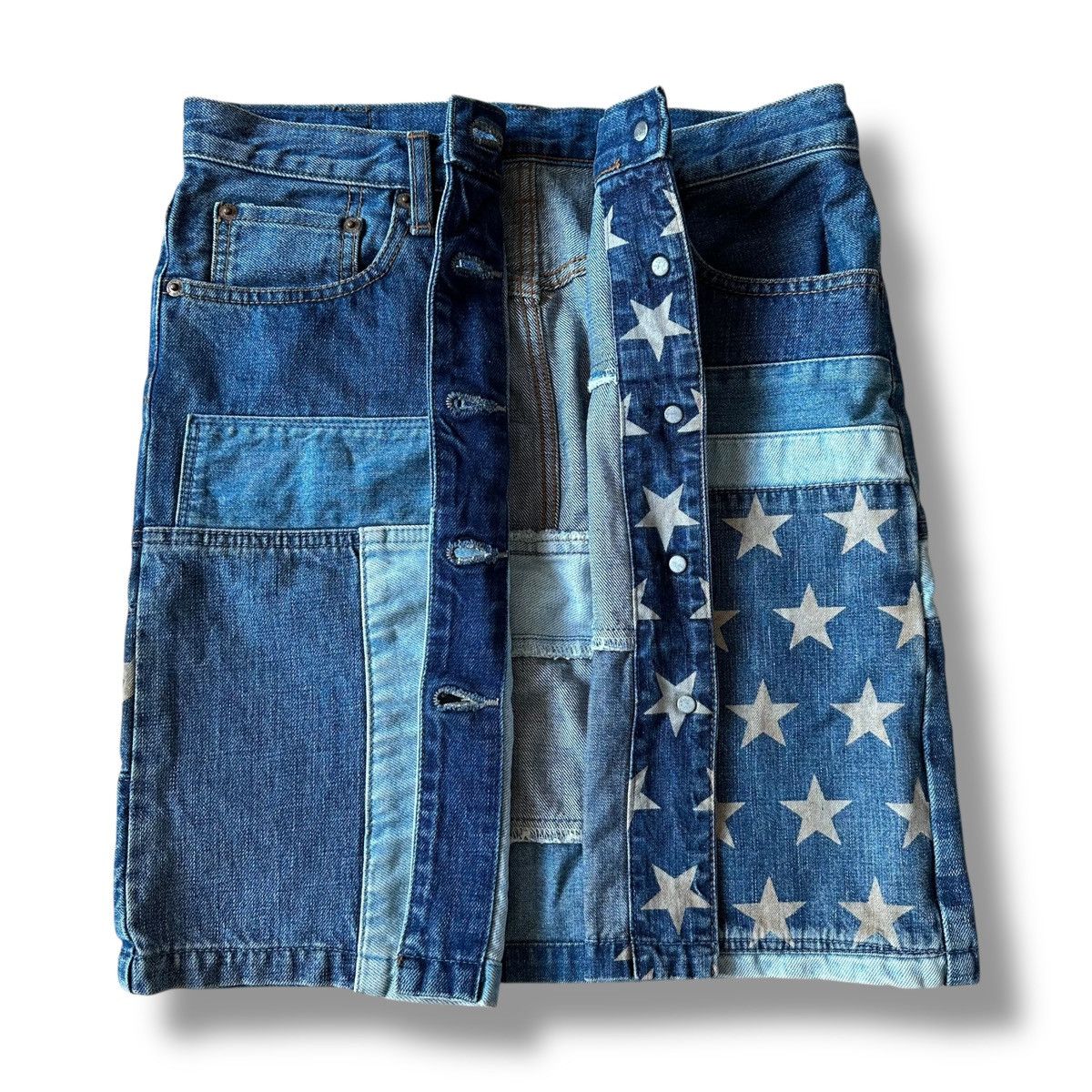 Hysteric Glamour Hysteric Glamour Kinky Mini Denim Skirt Size 30" / US 8 / IT 44 - 4 Thumbnail