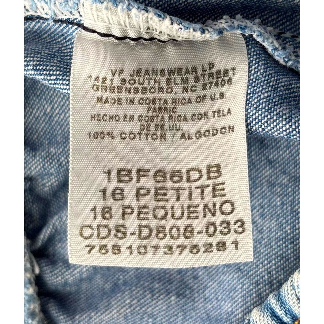 Other Vintage Brittania Blue Denim Pull-On Jeans Elastic Waist 16P Size 28" / US 6 / IT 42 - 5 Thumbnail