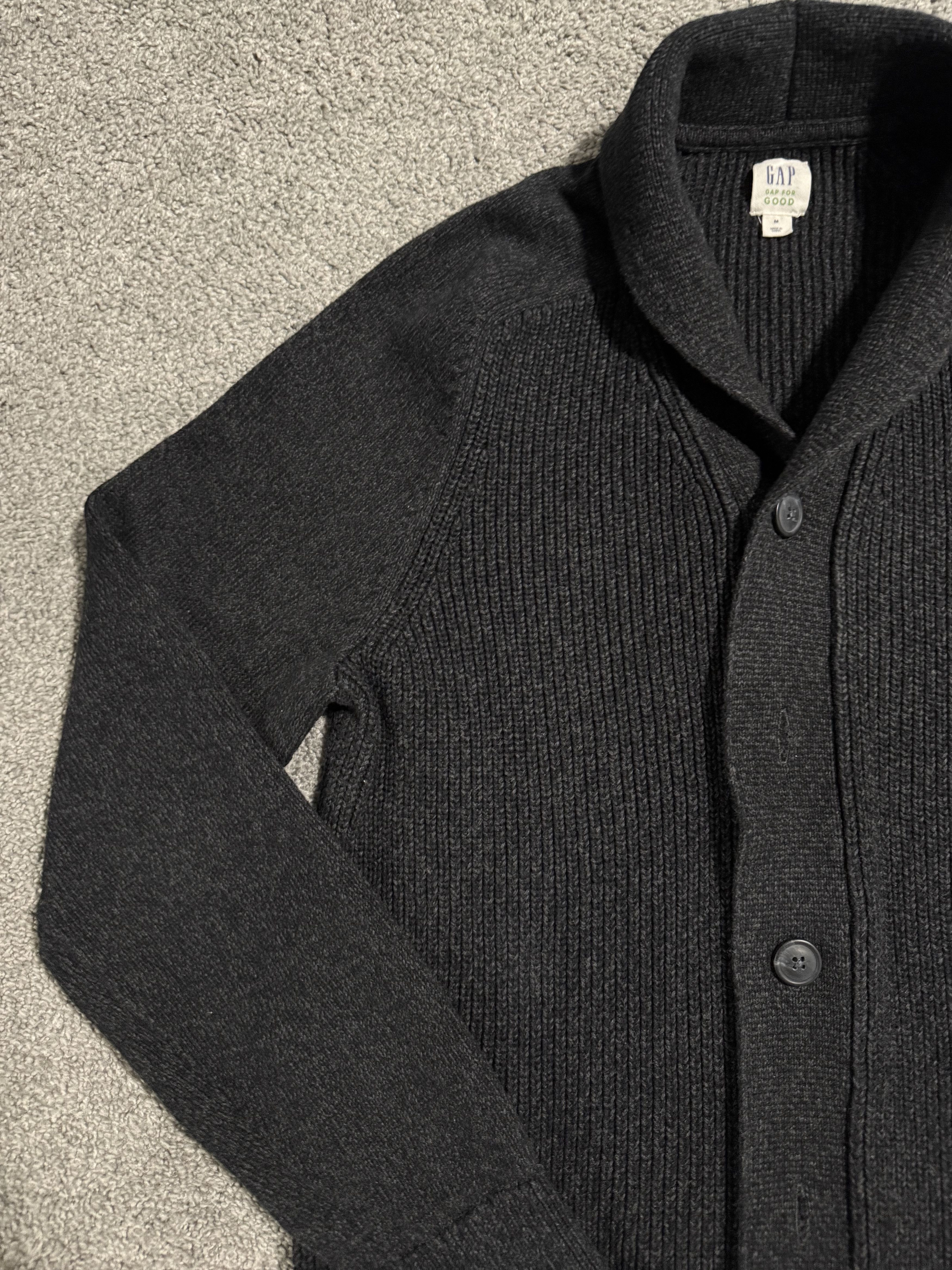 Gap GAP knit cardigan Heather Gray M Size US M / EU 48-50 / 2 - 2 Thumbnail