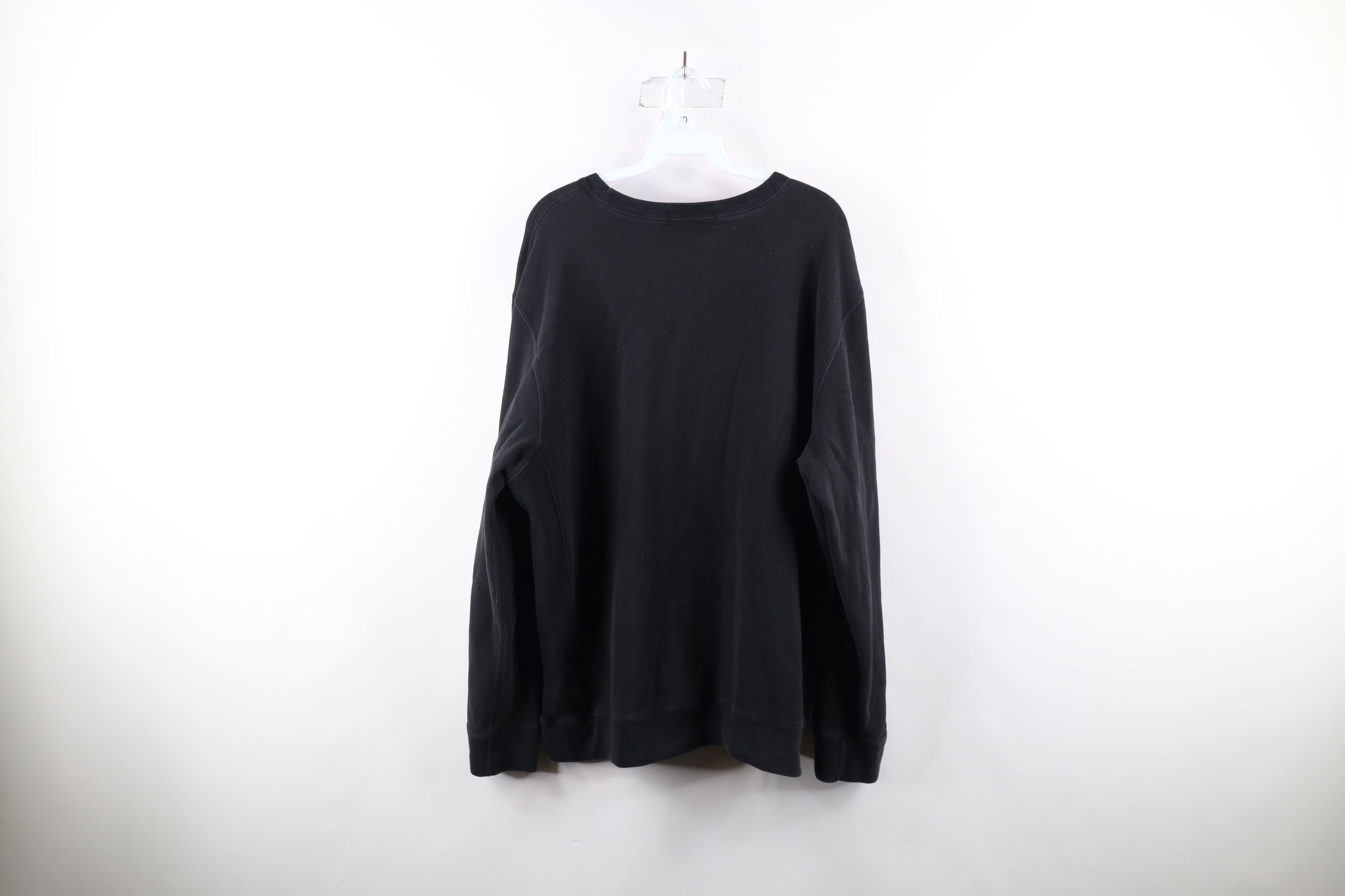 Ralph Lauren Vintage 90s Ralph Lauren Blank Crewneck Sweatshirt Black Size US XL / EU 56 / 4 - 6 Thumbnail