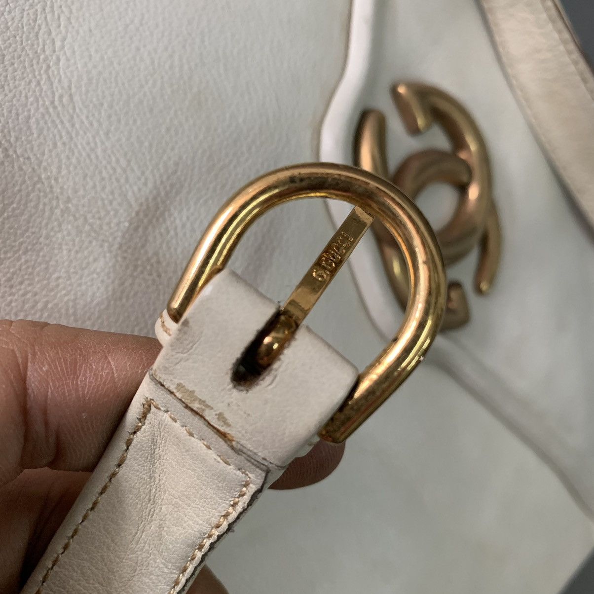 Gucci Gucci GG White Leather Shoulder Limited Bag Size ONE SIZE - 19 Thumbnail