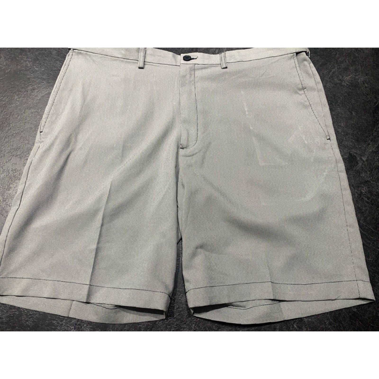 Haggar Haggar Men's Golf Shorts 40 W Gray Flat Front Chino Stretch UV Protection Cool 18 Pro Men Size US 40 / EU 56 - 7 Thumbnail