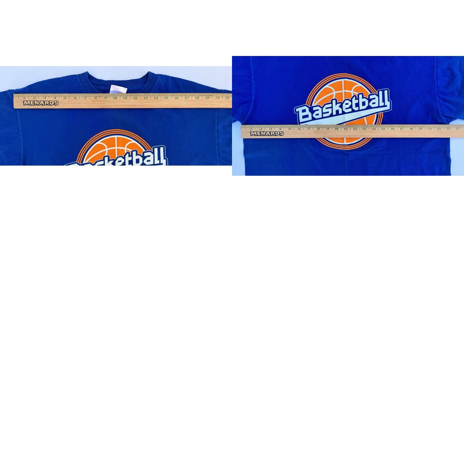 Adidas VINTAGE Adidas Basketball T-Shirt Mens Large Blue Cotton 2004(2000-2009) Short Sleeve Crew Neck Sports Shirt Man Size L Size US L / EU 52-54 / 3 - 8 Thumbnail