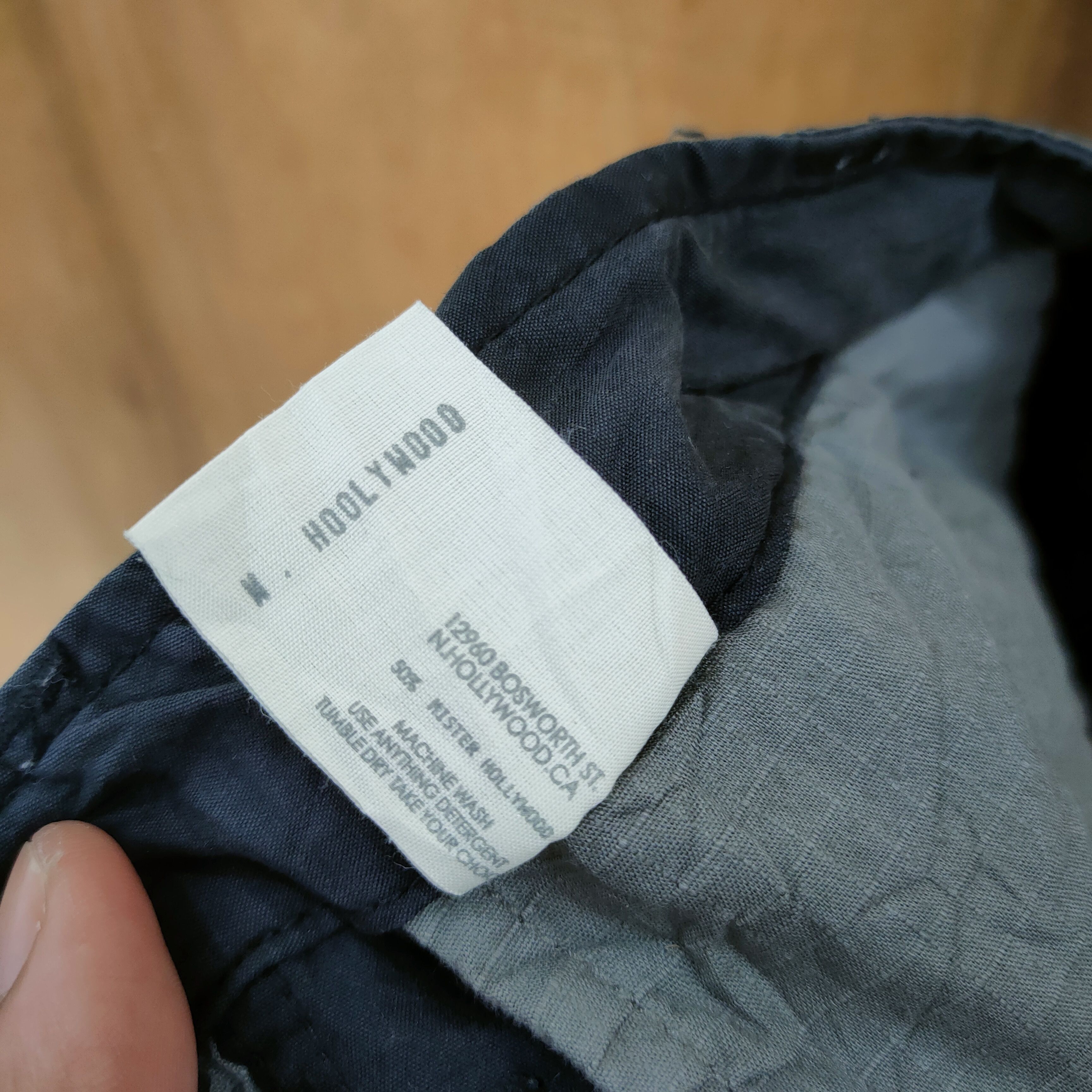 N.Hoolywood N.HOOLYWOOD BLACK CARGO PANTS Size US 31 - 10 Thumbnail