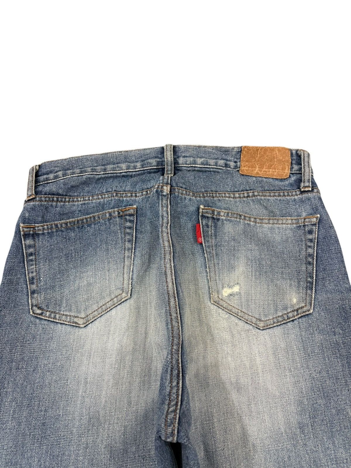 JNCO Vintage Japanese Brand Faded Distress Loose Jeans Size US 30 / EU 46 - 4 Thumbnail