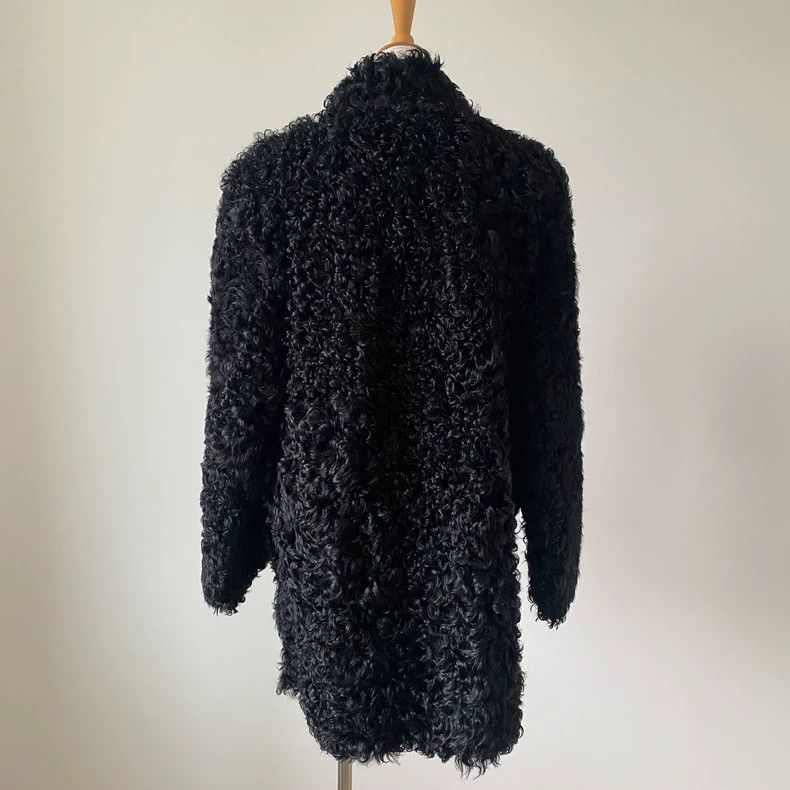 Kenzo KENZO Vintage black teddy pelt coat Size M / US 6-8 / IT 42-44 - 4 Thumbnail