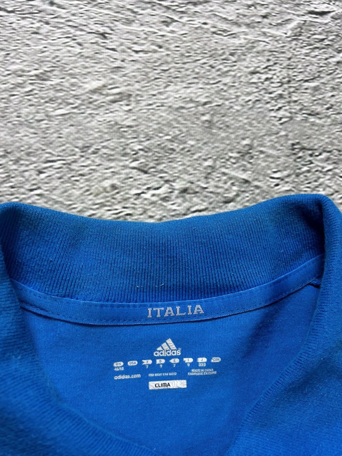Adidas × Vintage Italy Adidas vintage polo T-shirt blue Chief Keef Size US XL / EU 56 / 4 - 3 Thumbnail