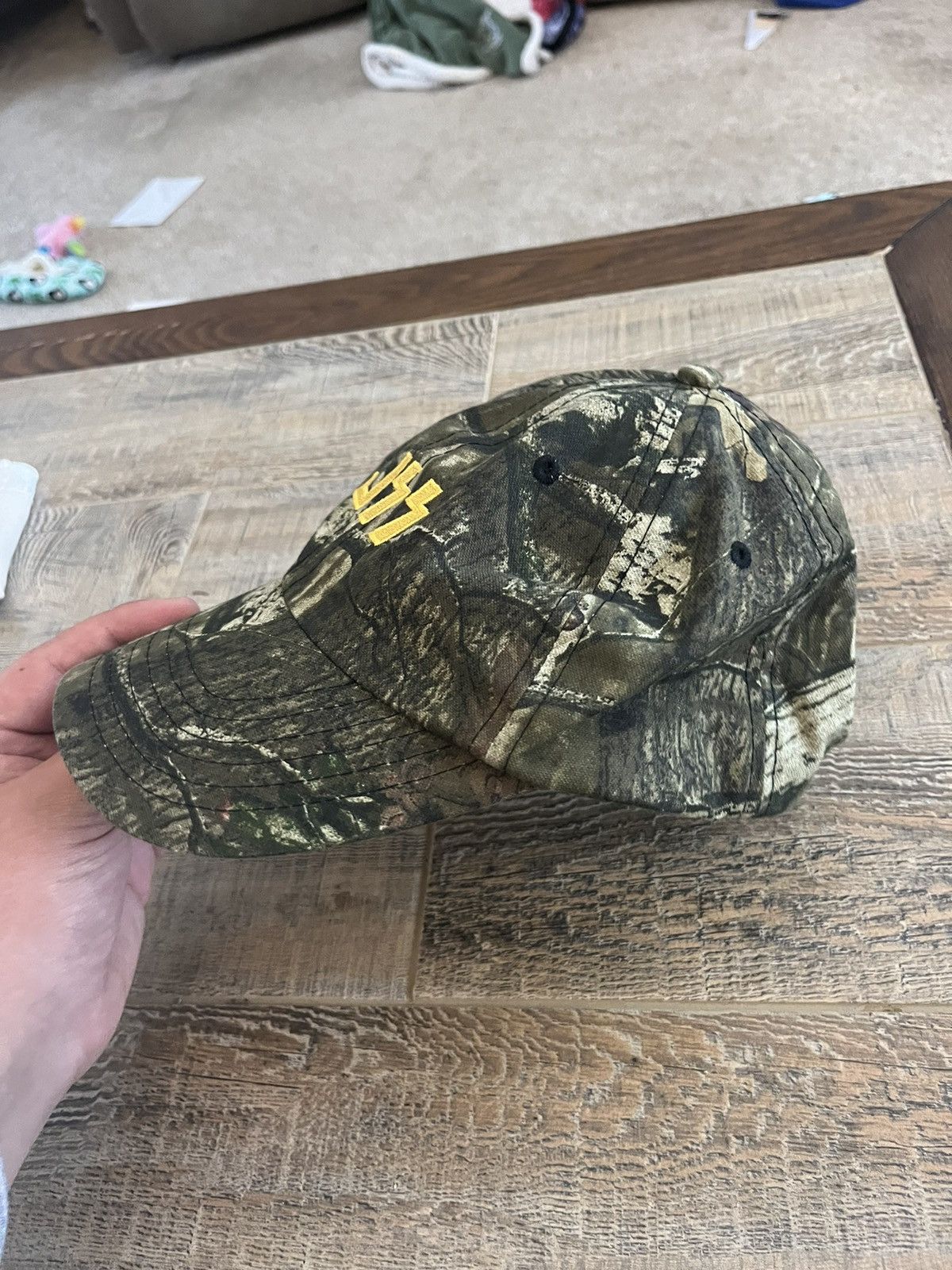 Vintage Vintage Y2K Camo Cap Size ONE SIZE - 6 Thumbnail