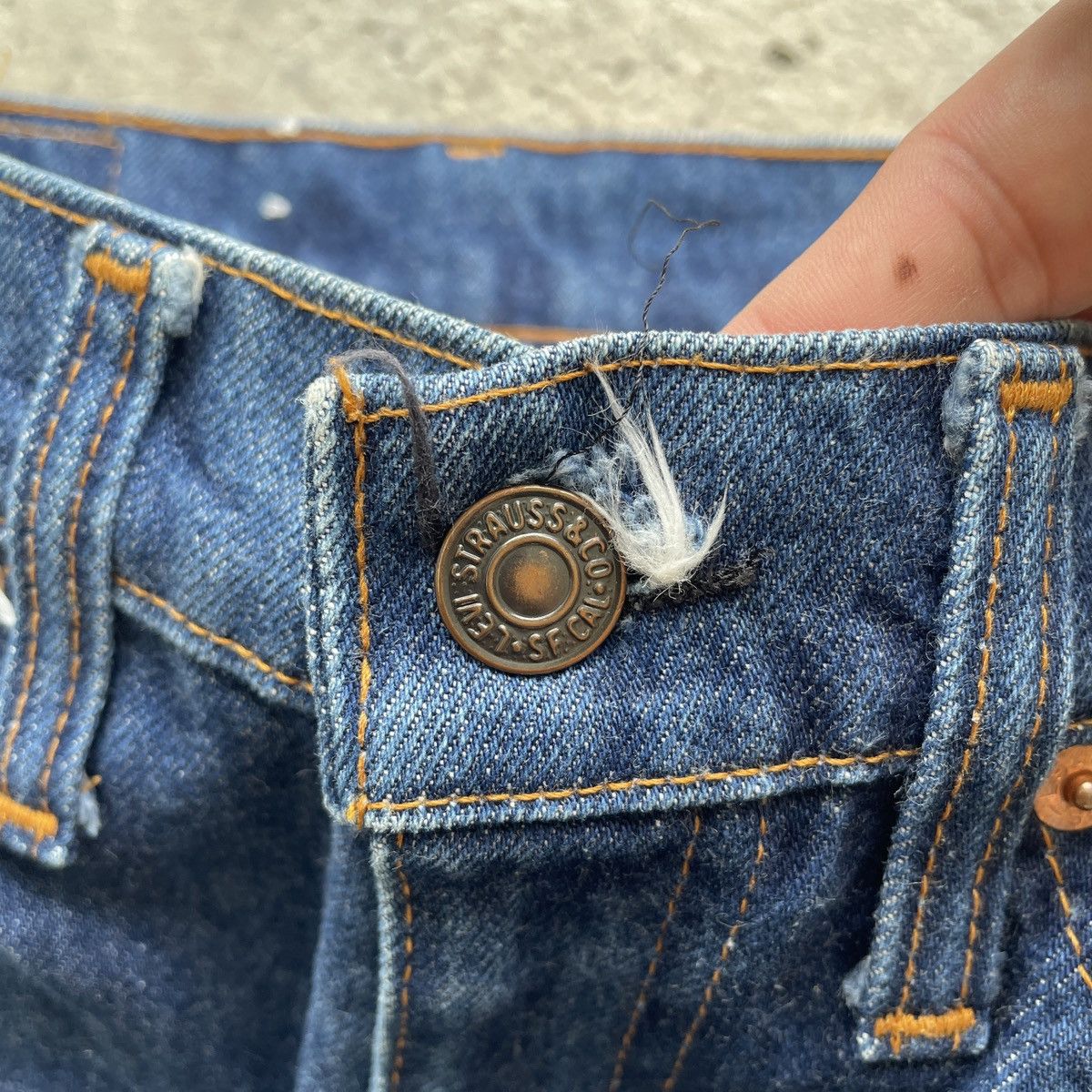 Levi's Vintage Levi’s 507 Bootcut Jeans Flared Denim Pants W28x28 Size US 28 / EU 44 - 6 Thumbnail