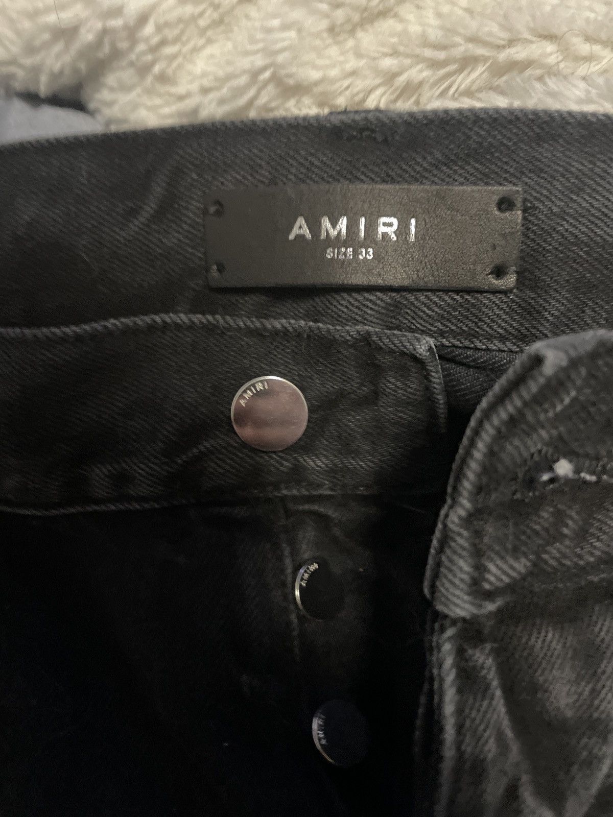 Amiri Straight Cut Loose Jeans Size US 33 - 8 Thumbnail