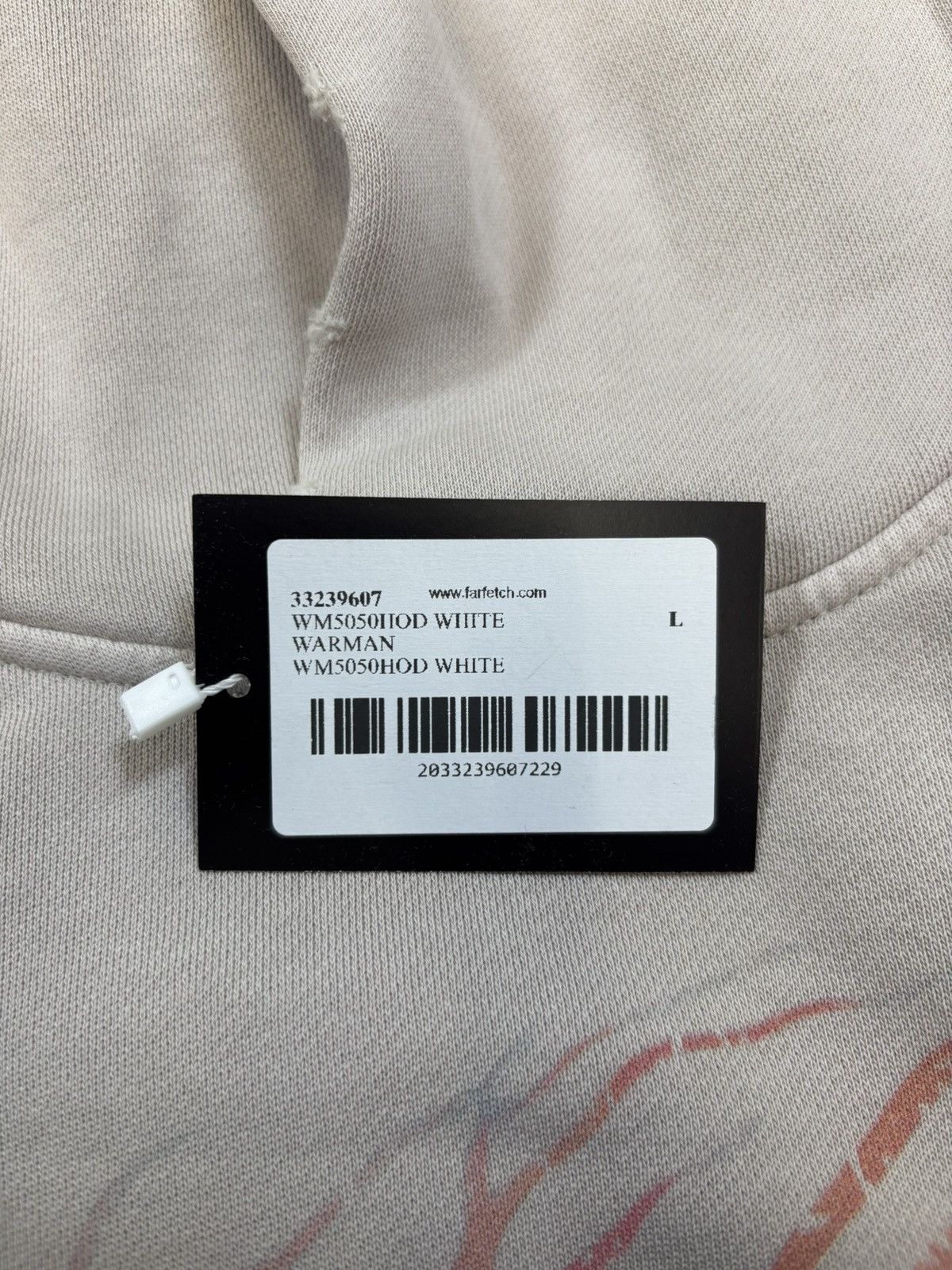 Other Warman Skeleton in Pain Graphic Hoodie, White Size US L / EU 52-54 / 3 - 11 Thumbnail