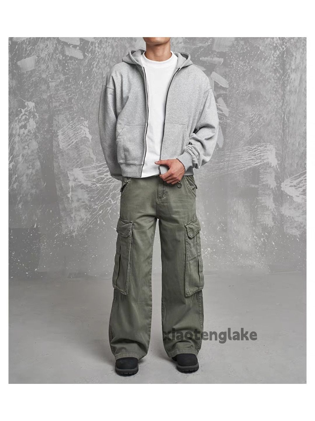 Designer × Vintage washed faded cleanfit yuppie loose baggy cargo pants Size US 32 / EU 48 - 11 Thumbnail