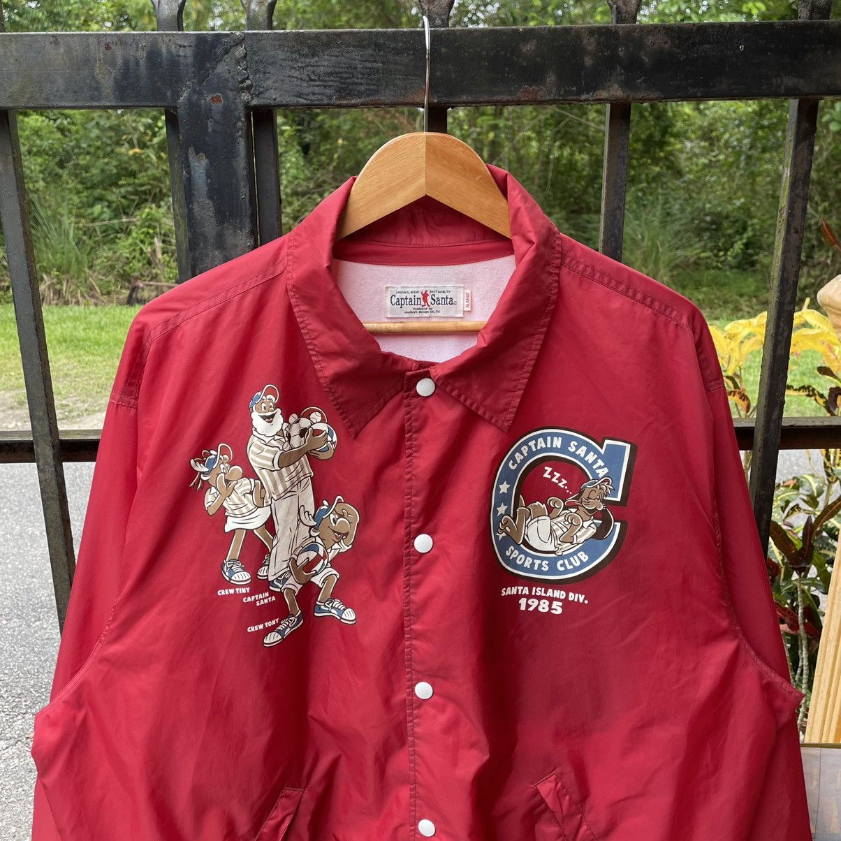 Japanese Brand × Vintage 🔥Vintage Captain Santa Big Logo Coach Light Jacket Size US XL / EU 56 / 4 - 3 Thumbnail