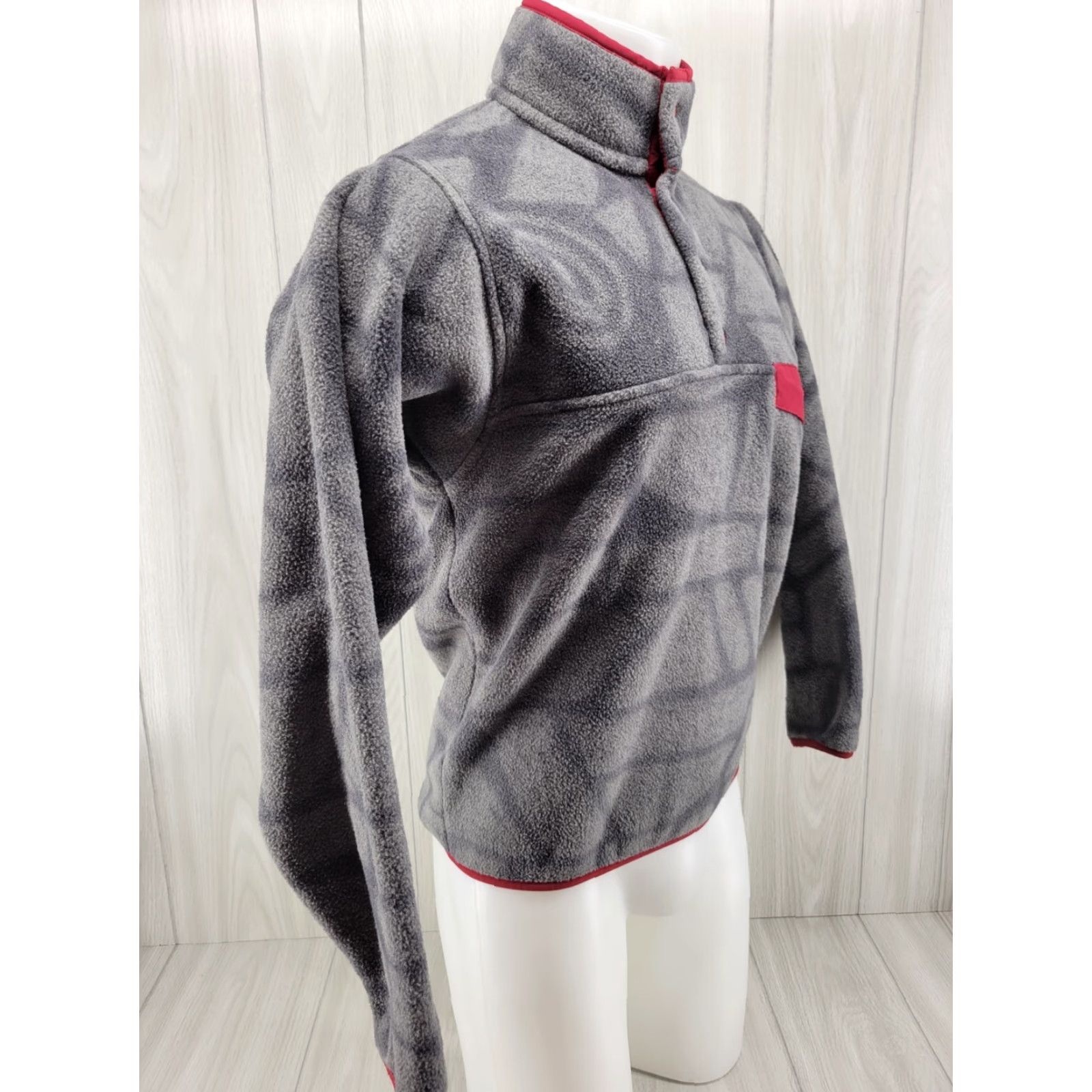 Patagonia Patagonia Mens Synchilla Snap T Fleece Pullover Tribal Aztec Gray XS Pullover Fleece Size US XS / EU 42 / 0 - 4 Thumbnail