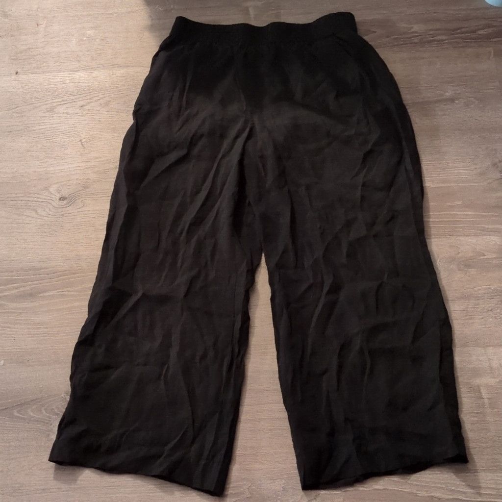 Madewell Madewell Factory Black Pull On Pants Size LP Size 32" / US 10 / IT 46 - 7 Thumbnail