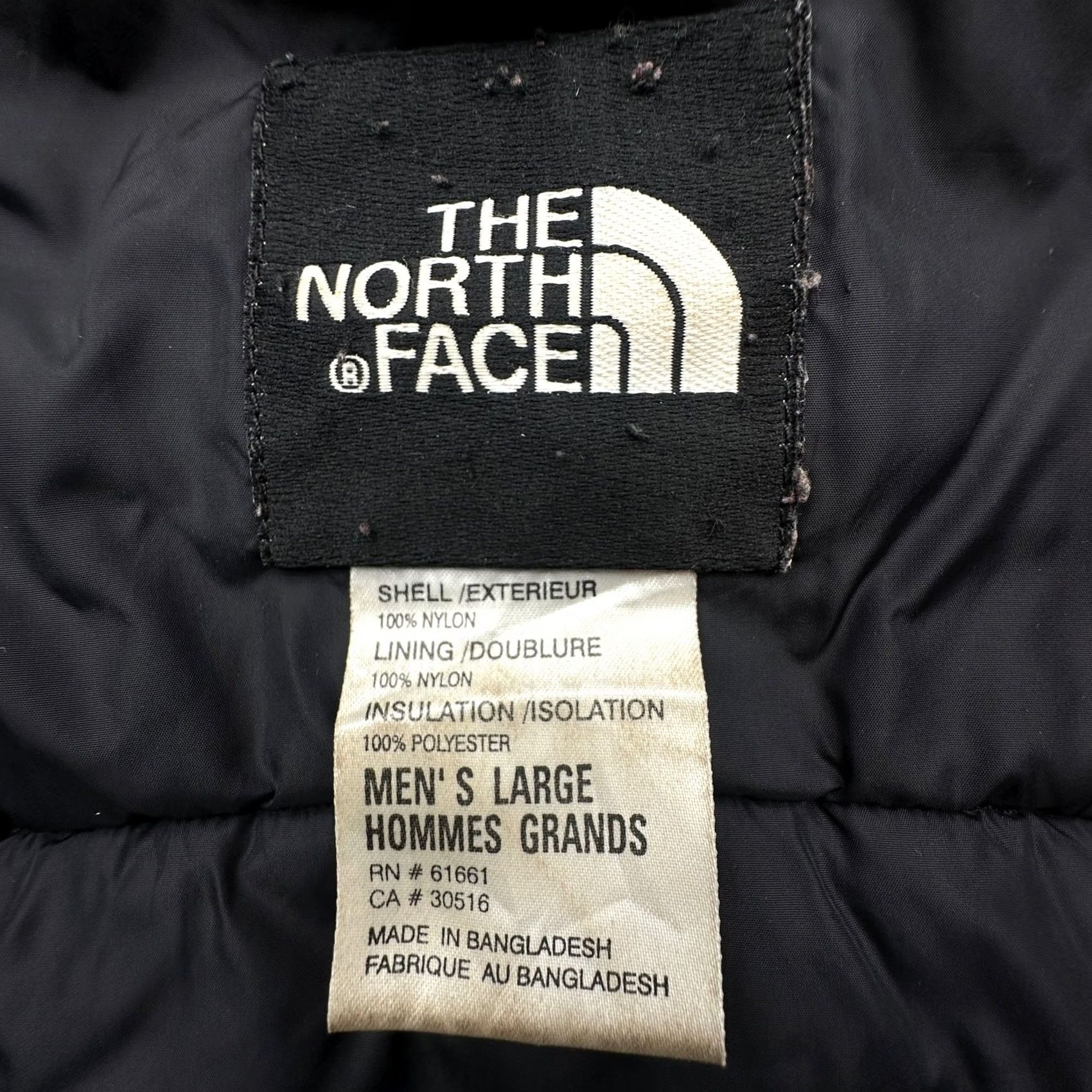 The North Face VINTAGE The North Face PolarGuard Puffer Full Zip Jacket Mens Large Black Nylon Jacket Size US L / EU 52-54 / 3 - 3 Thumbnail