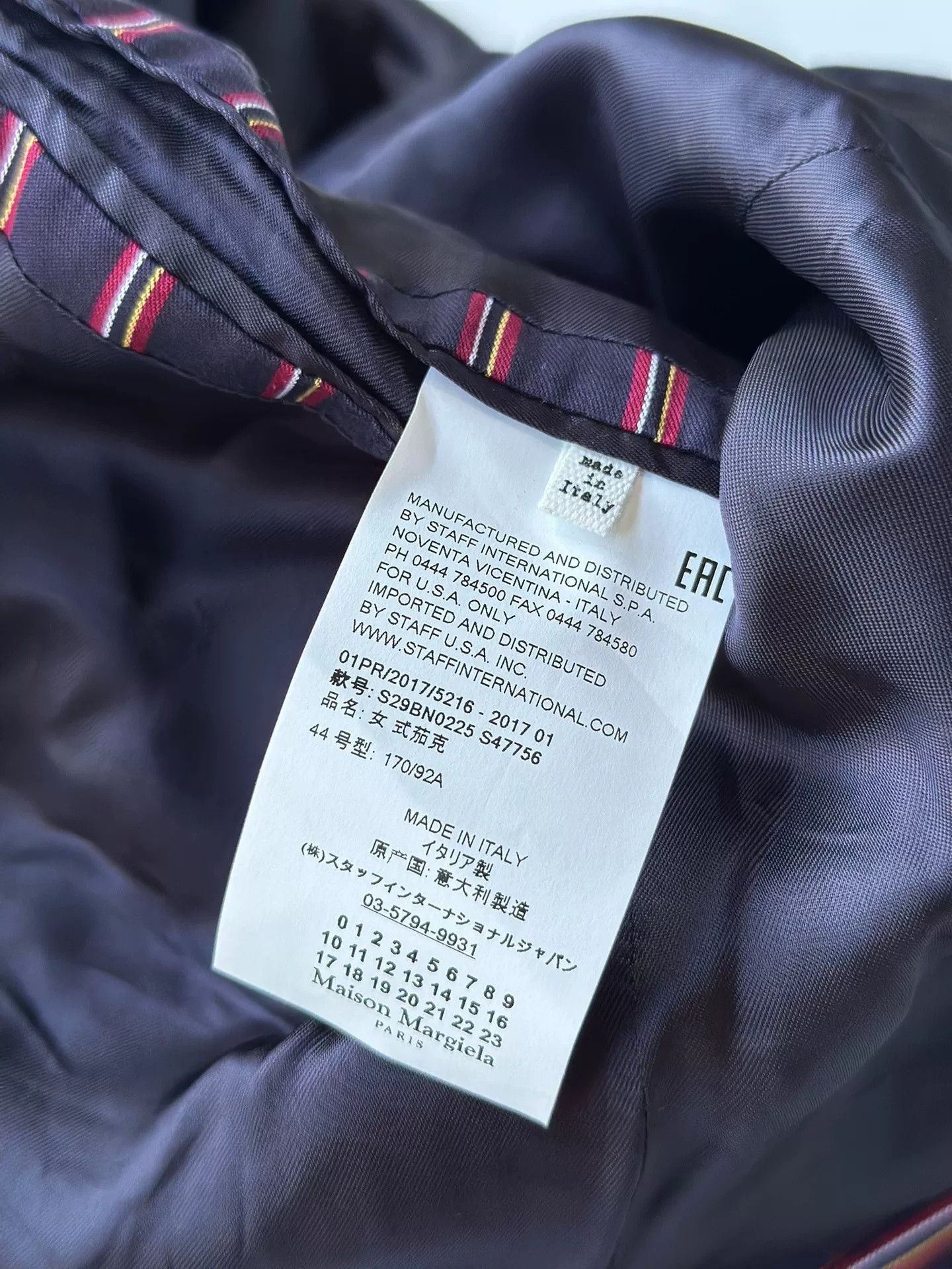 Maison Margiela Maison Margiela Striped Runway Blazer Size US S / EU 44-46 / 1 - 3 Thumbnail