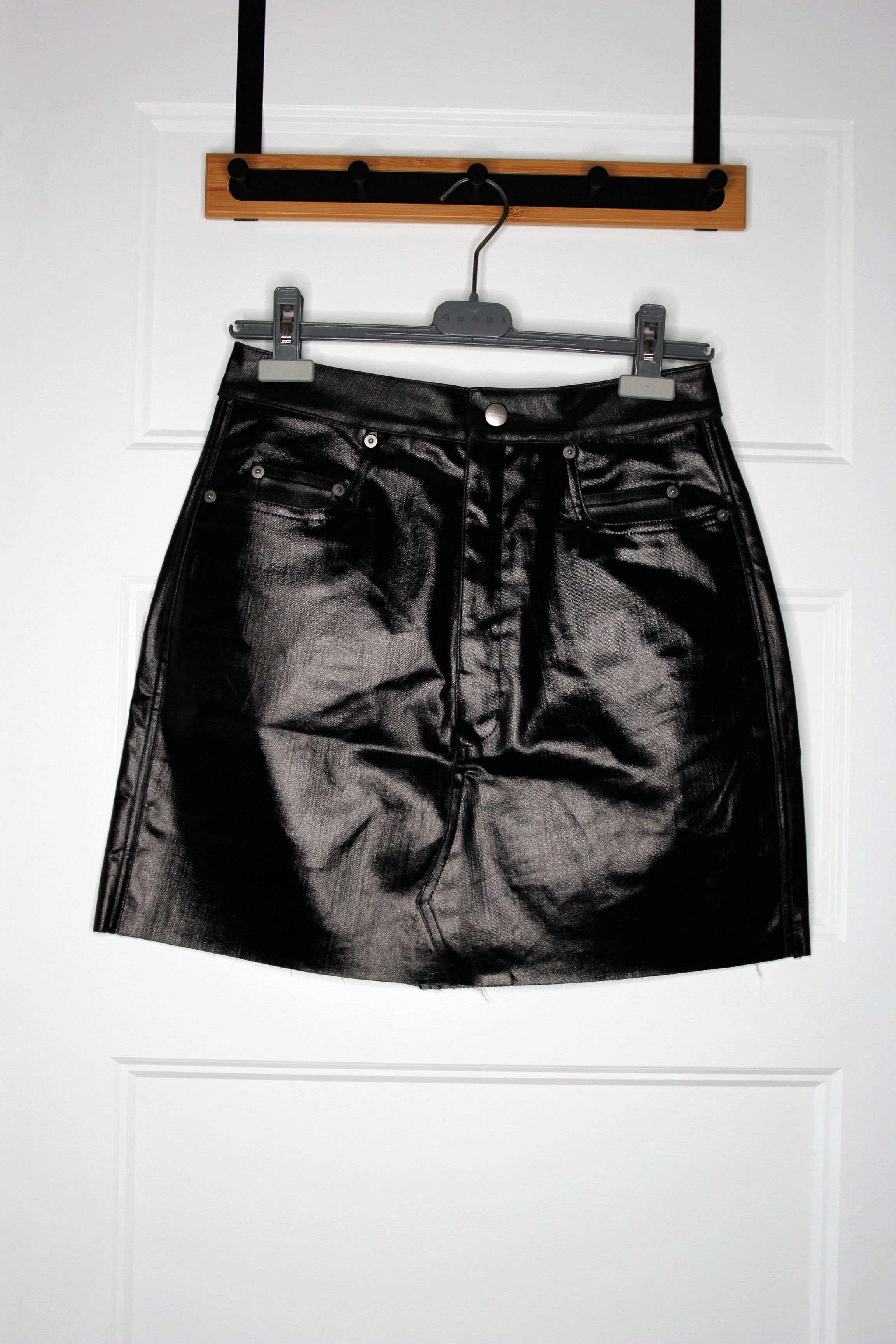 Rick Owens BNWT SS23 RICK OWENS "EDFU" LIDO MINI SKIRT 42 Size 28" / US 6 / IT 42 - 2 Thumbnail