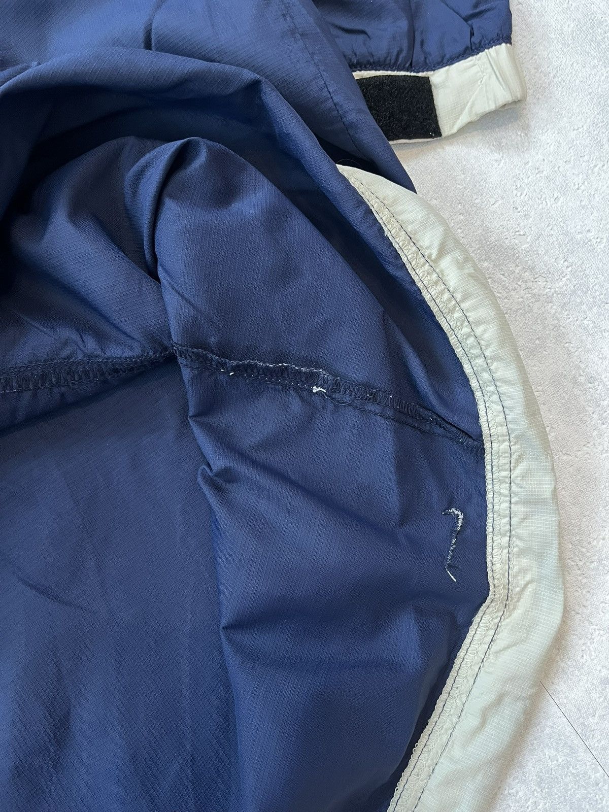Nike × Vintage 90s Nike Double Swoosh Vintage Y2K Oversized Hooded Jacket Size US XL / EU 56 / 4 - 7 Thumbnail