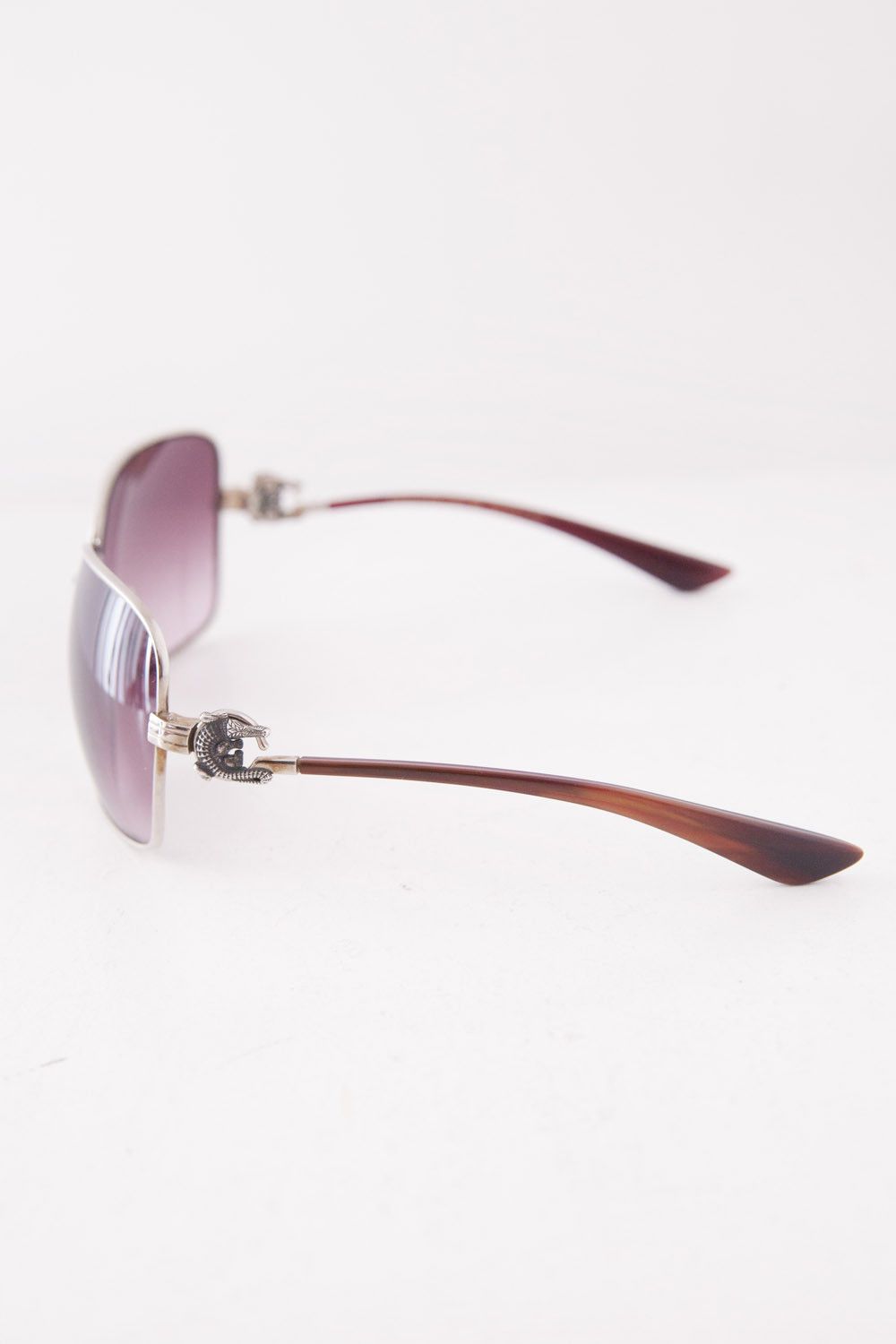 Kieselstein-Cord Kieselstein alligator sunglasses Size ONE SIZE - 3 Thumbnail