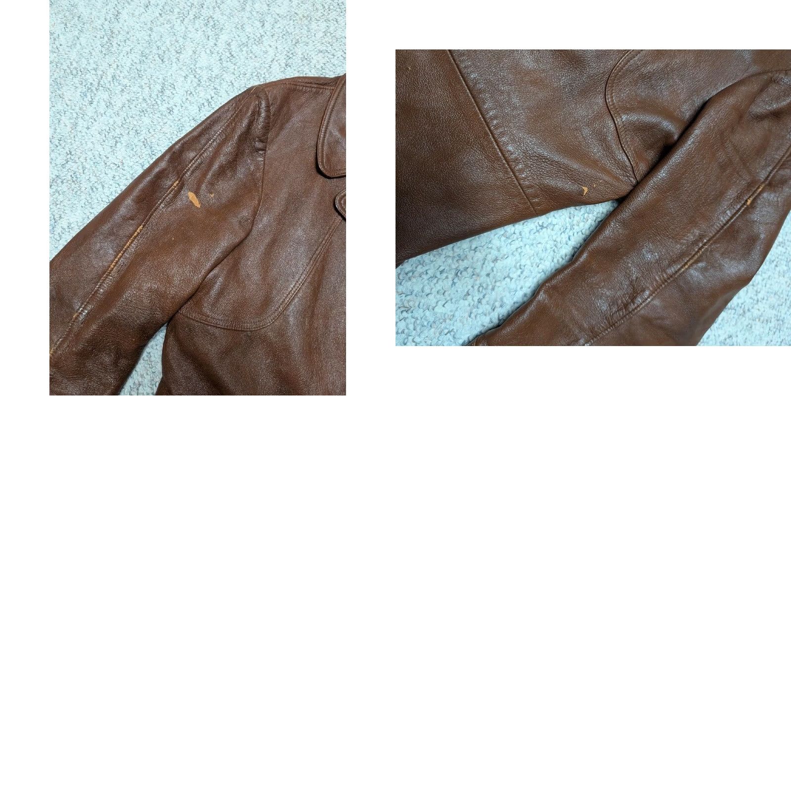 Esprit VINTAGE Buckskin brown leather coat BUCKSKIN 42 M East West Hippie Boho Mens Leather Coat West East West 1970s Size US M / EU 48-50 / 2 - 10 Thumbnail