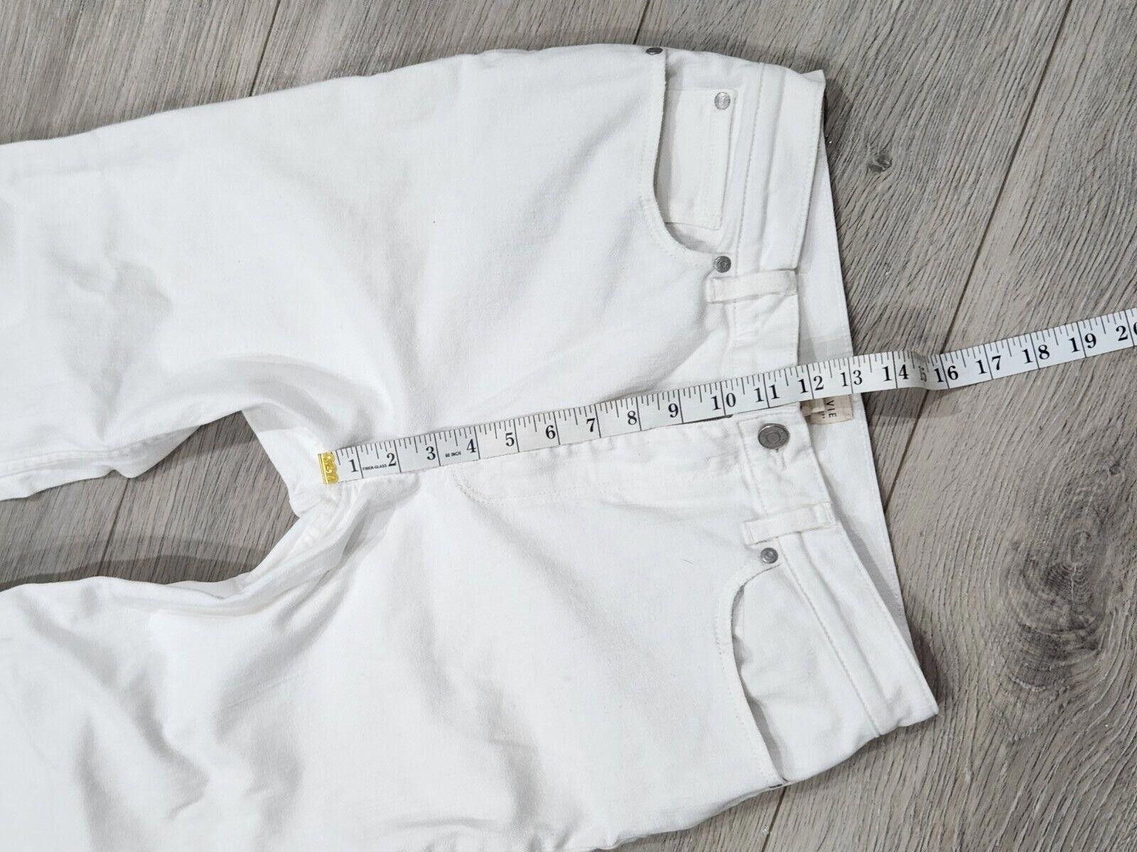 Designer La Vie Rebecca Taylor Ines Kick Bootcut Jeans In Milk 30 Size 30" / US 8 / IT 44 - 12 Thumbnail