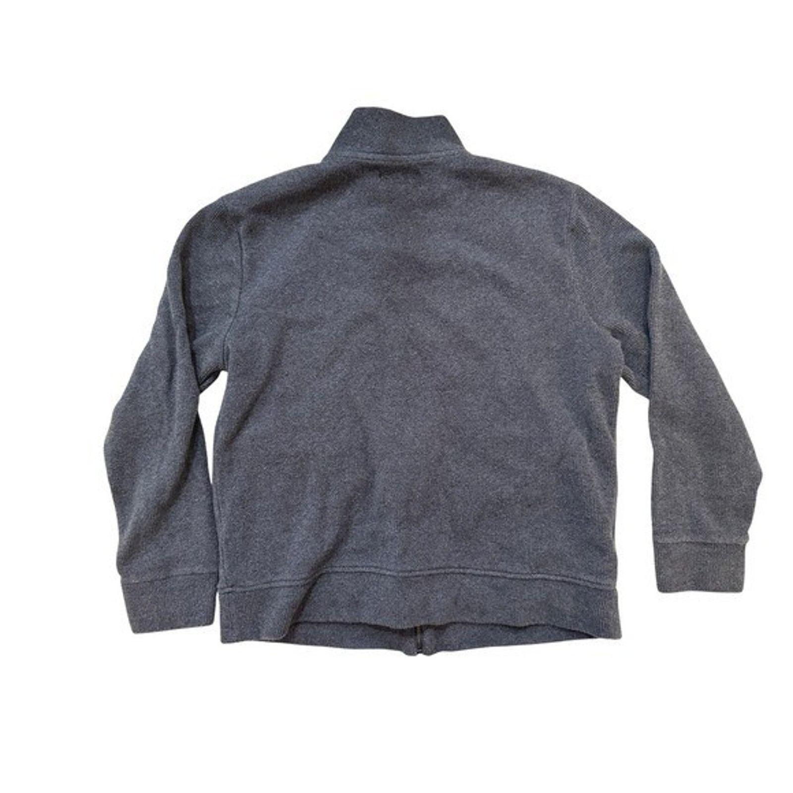 Banana Republic Banana Republic Sweater Men's LG Blue Full Zip Mock Jacket Size US L / EU 52-54 / 3 - 2 Thumbnail