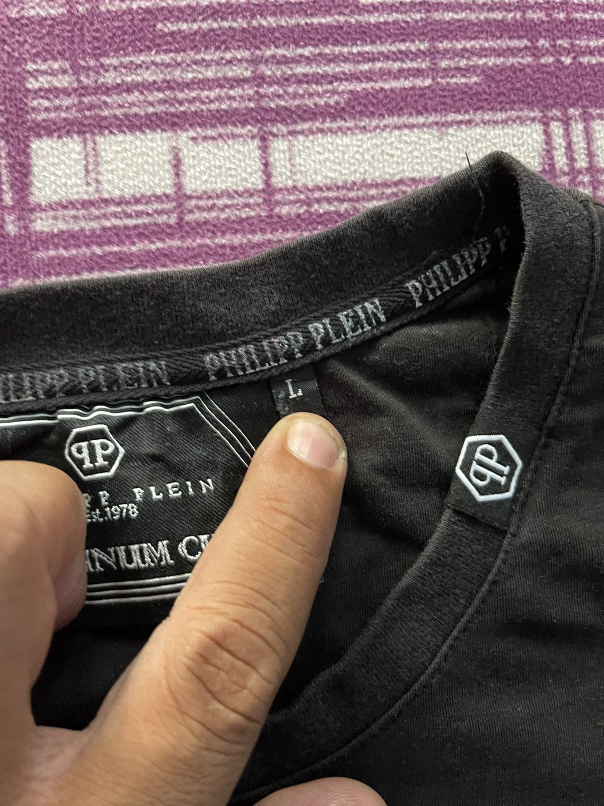 Philipp Plein VINTAGE PHILIPP PLEIN PLATINUM CUT SKULL TEE VERY RARE Size US L / EU 52-54 / 3 - 6 Thumbnail