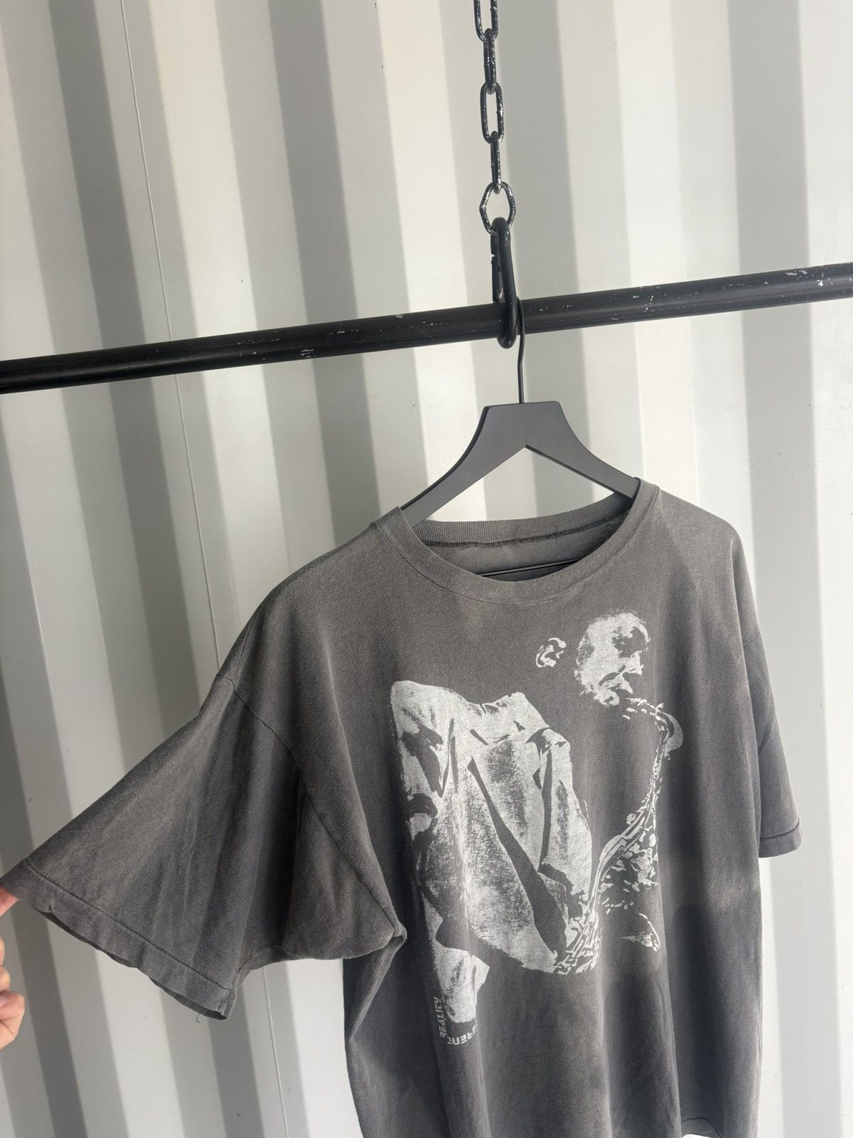 Band Tees Vintage Jazz John Coltrane Thrashed Distressed Shirt Grunge Size US XL / EU 56 / 4 - 4 Thumbnail
