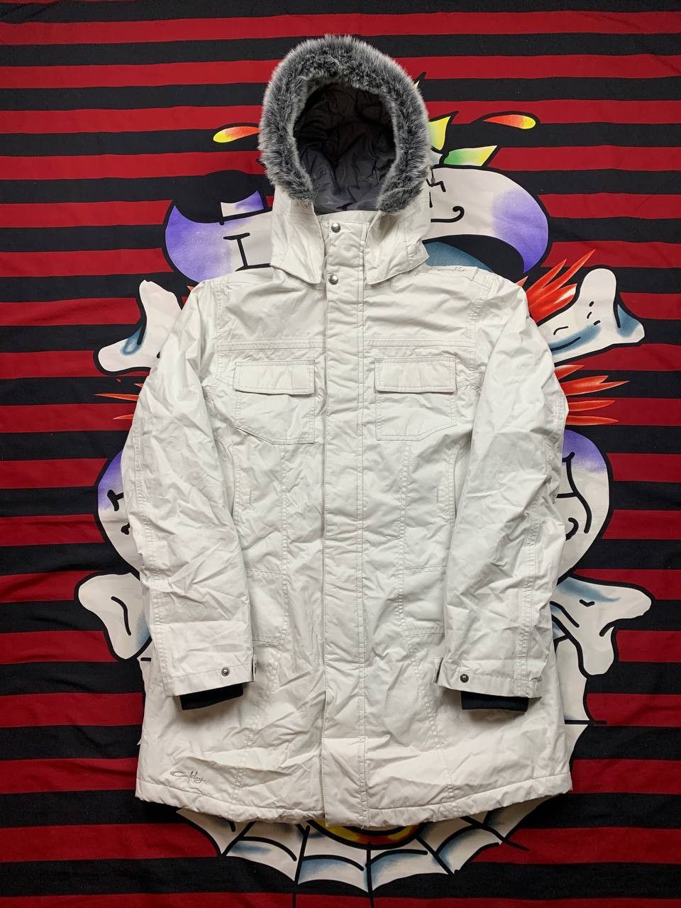 Oakley Road Fuel Software vintage parka jacket womens Size L